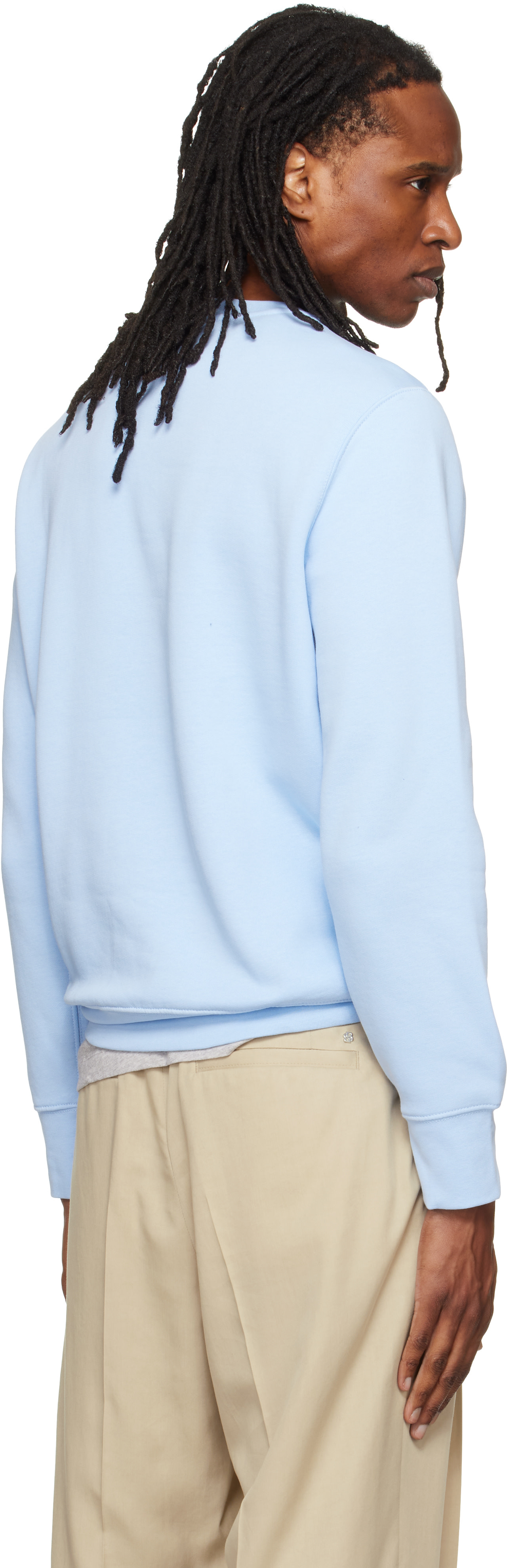 Polo Ralph Lauren - Pull molletonné bleu à ourson Polo Bear