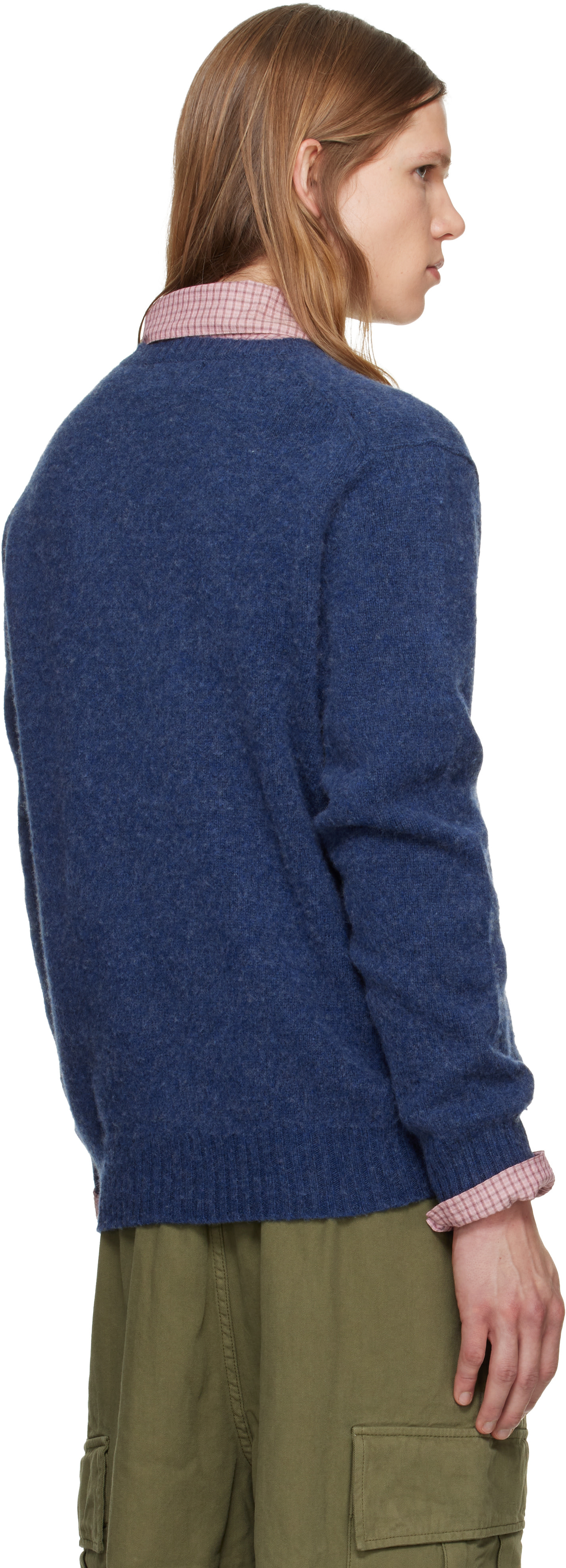 Polo Ralph Lauren - Pull bleu à logo