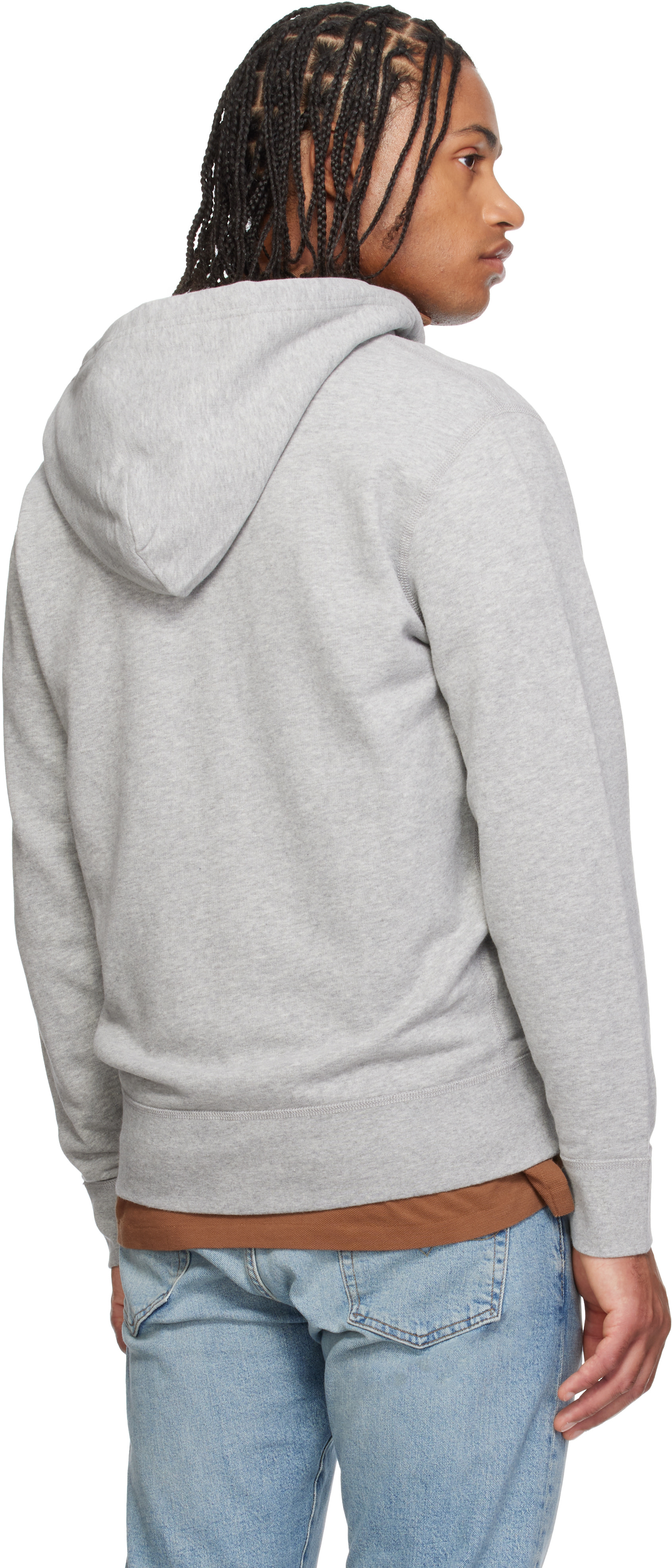 Polo Ralph Lauren: Gray Fleece Zip Hoodie | SSENSE