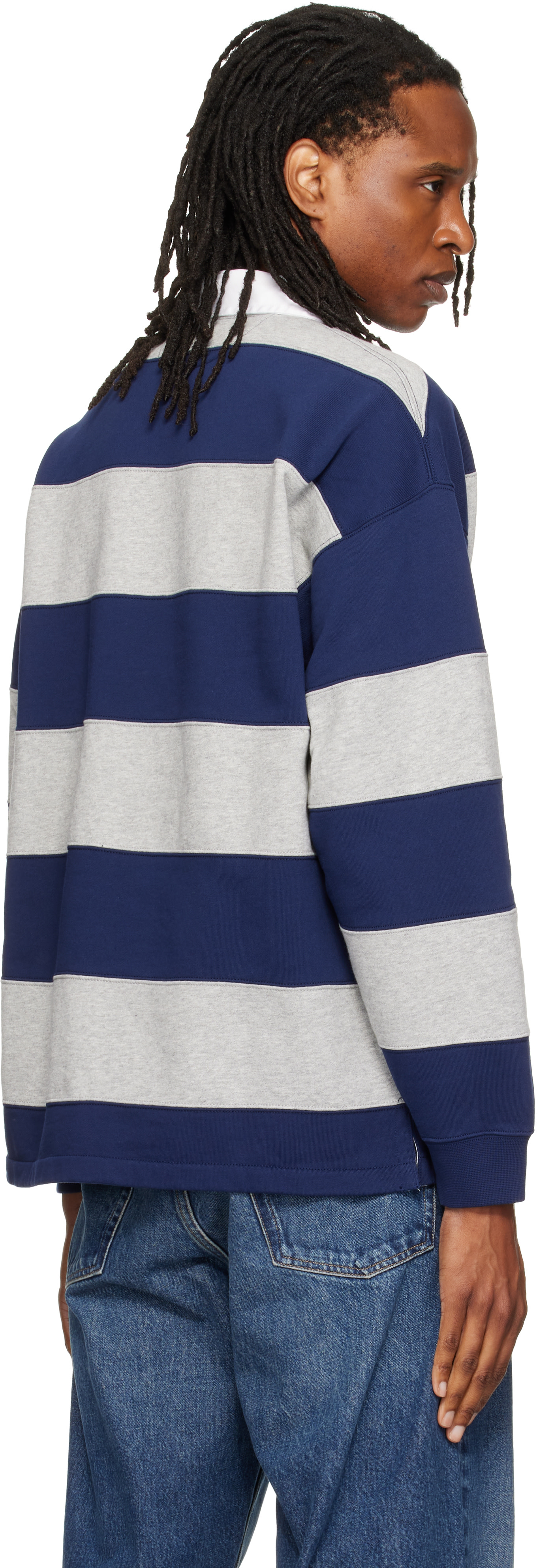 Polo Ralph Lauren: グレー＆ブルー Big Fit Polo ベア ラガーシャツ