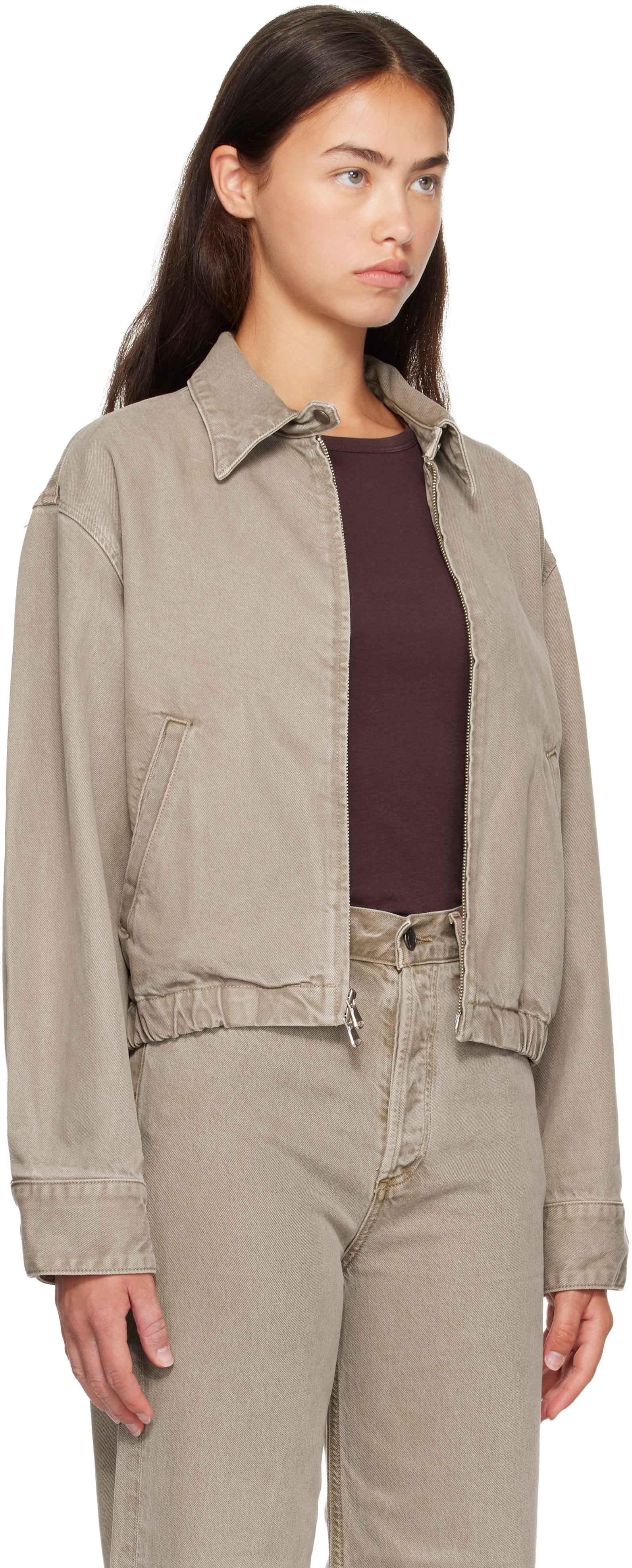 AGOLDE - Blouson Nile beige