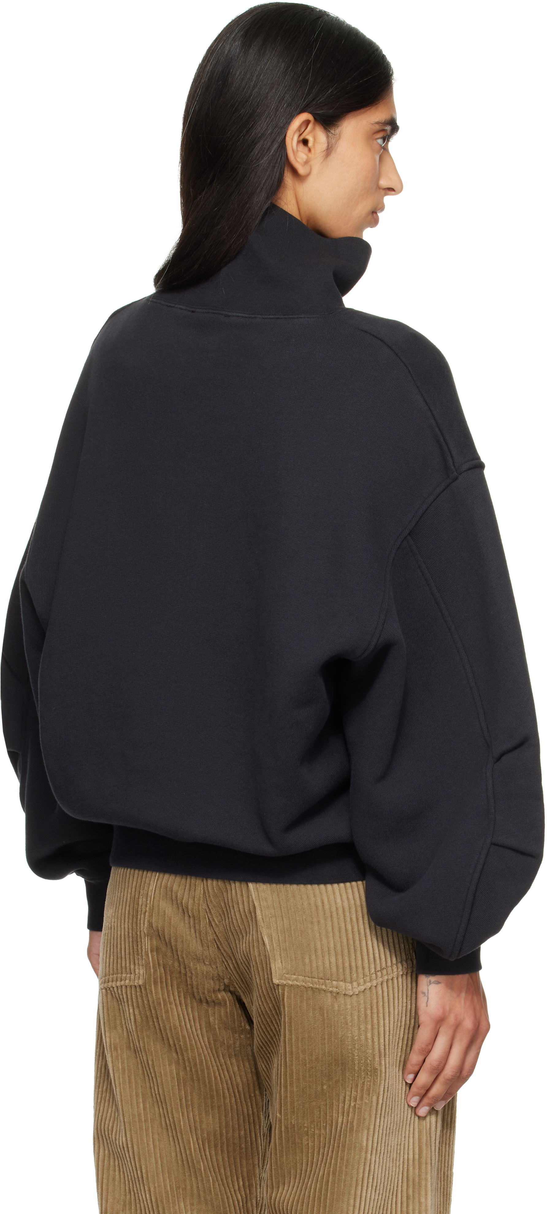 AGOLDE - Pull molletonné Jenning noir