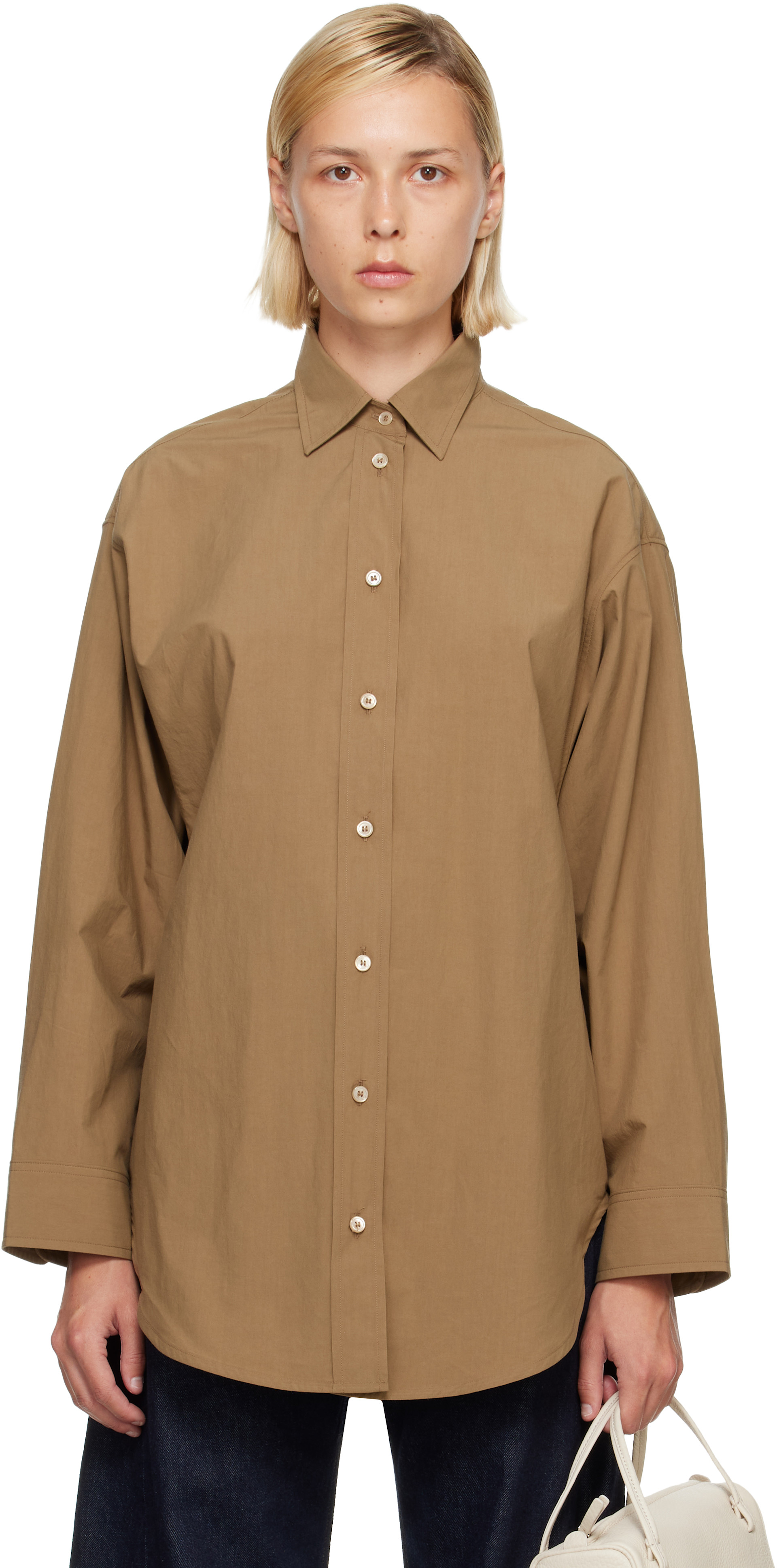 AGOLDE - Chemise Sona kaki