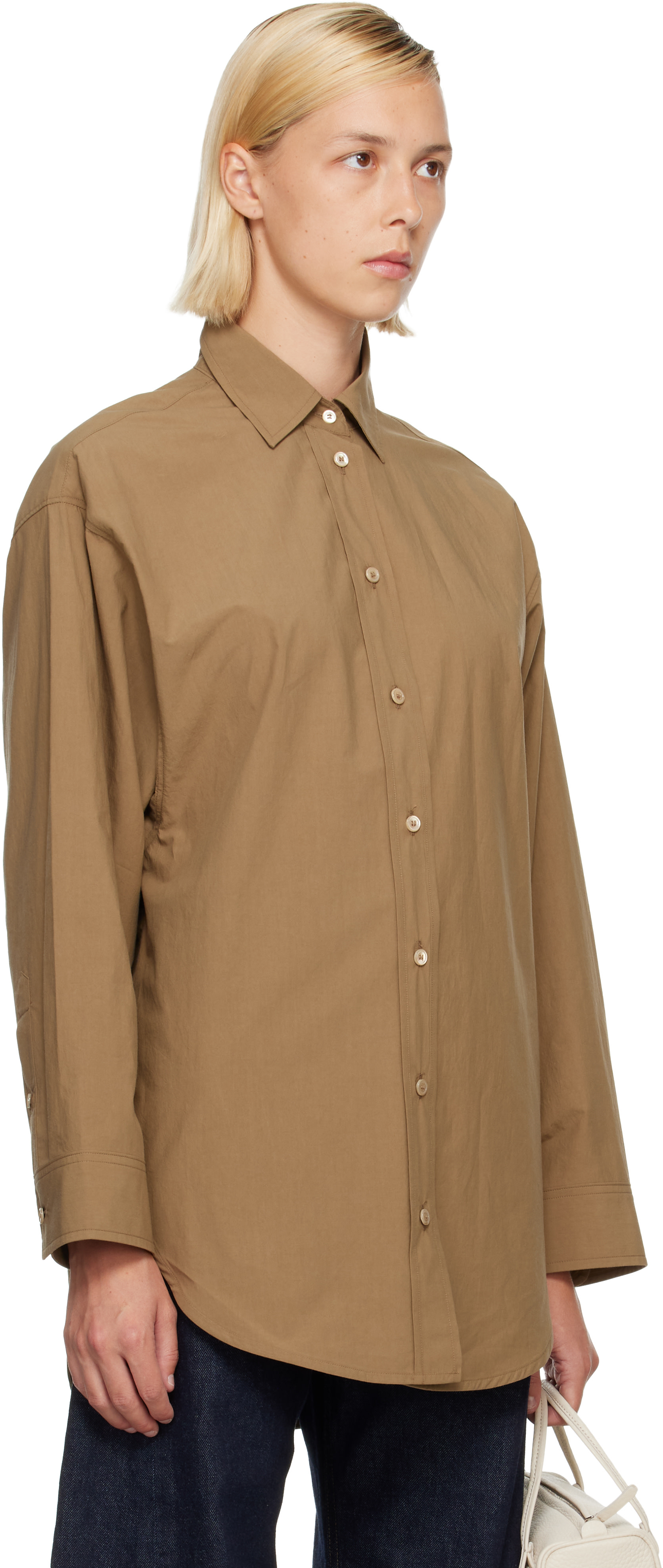 AGOLDE - Chemise Sona kaki