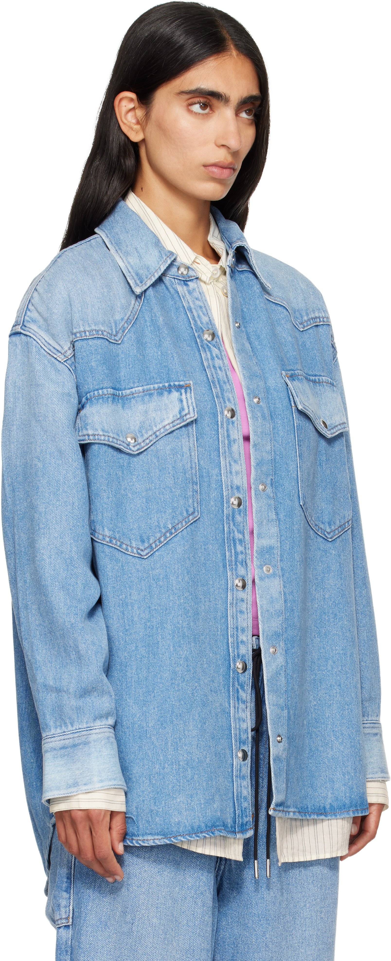 AGOLDE - Blue Lotta Denim Shirt