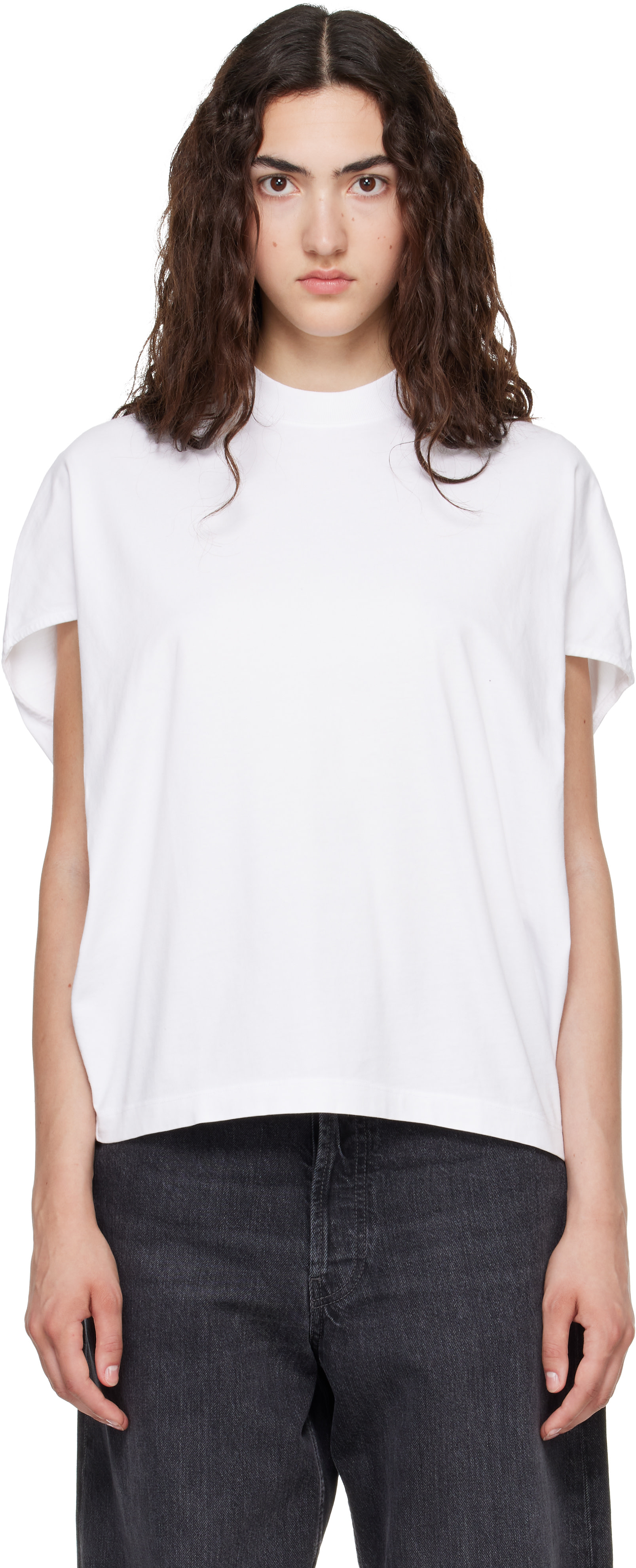 AGOLDE - T-shirt Souline blanc
