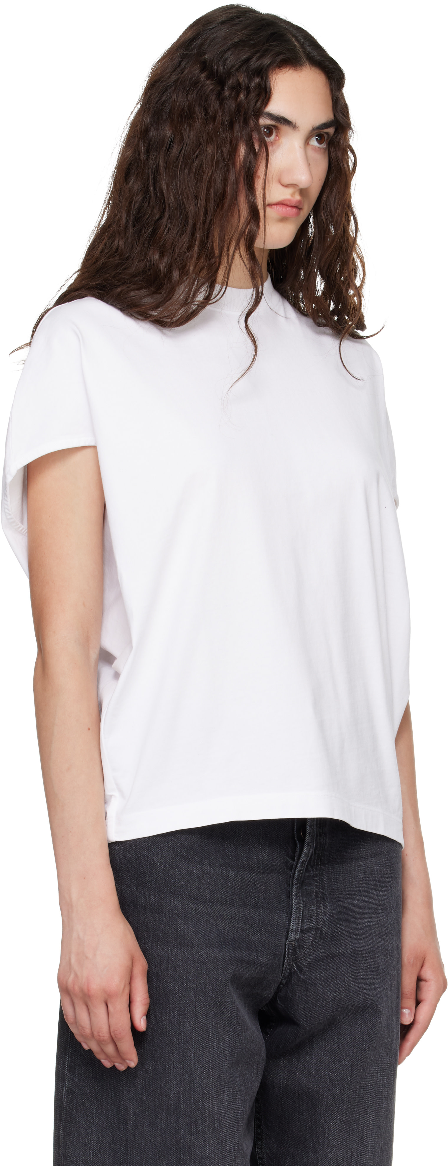 AGOLDE - T-shirt Souline blanc