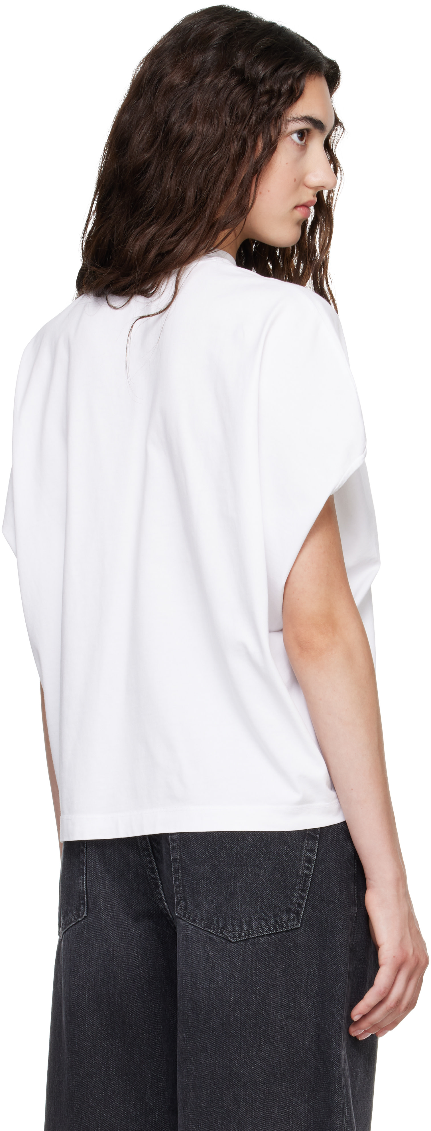 AGOLDE - T-shirt Souline blanc
