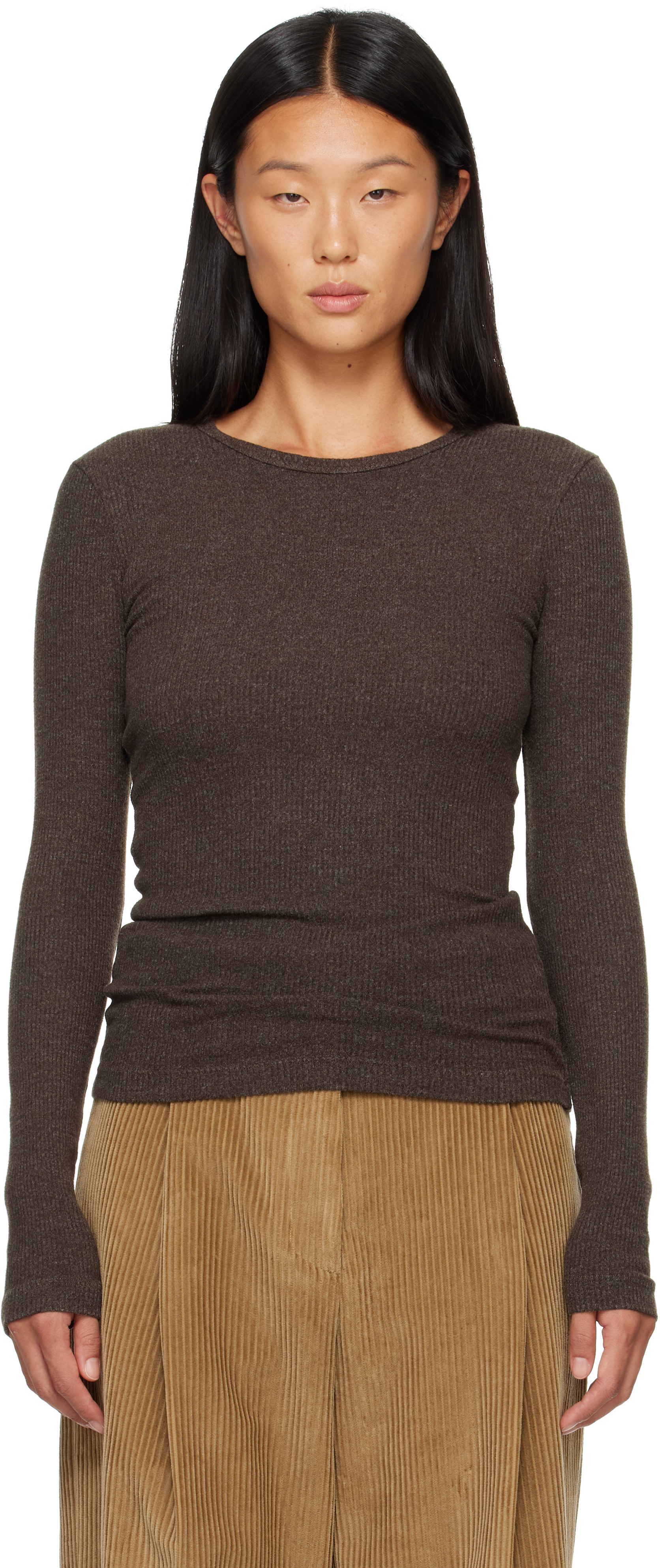 AGOLDE - T-shirt Delphi kaki