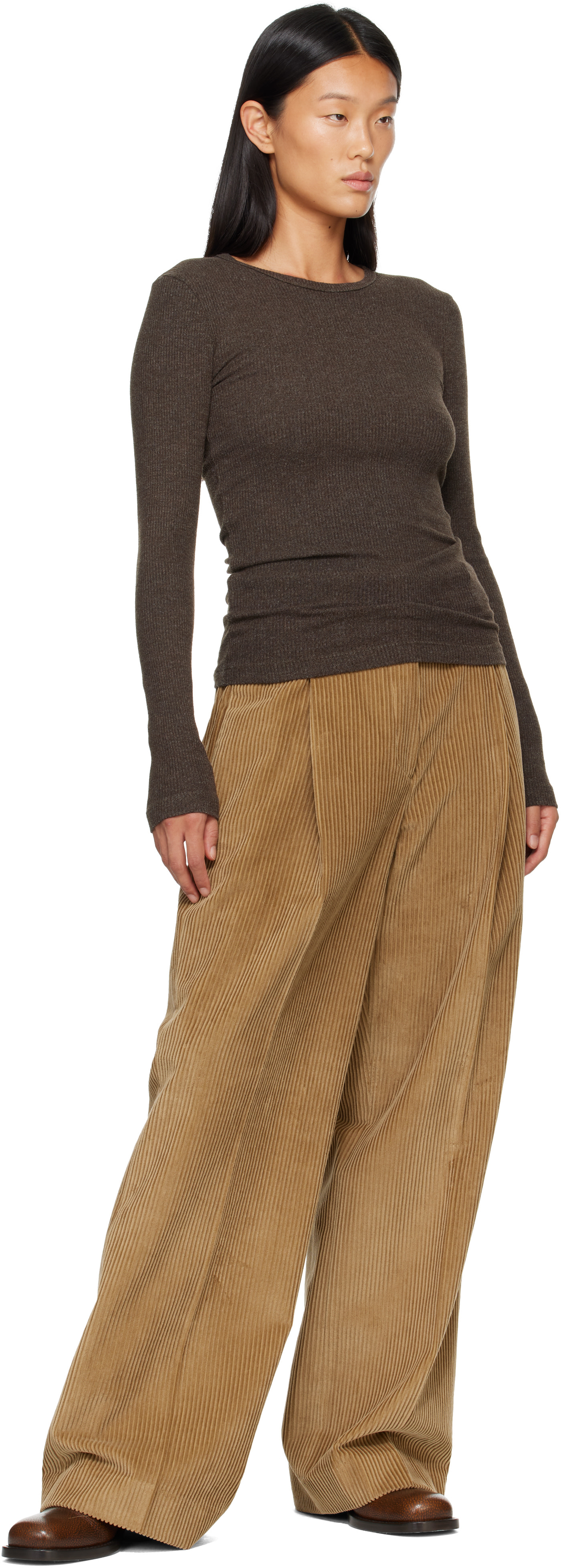 AGOLDE - T-shirt Delphi kaki