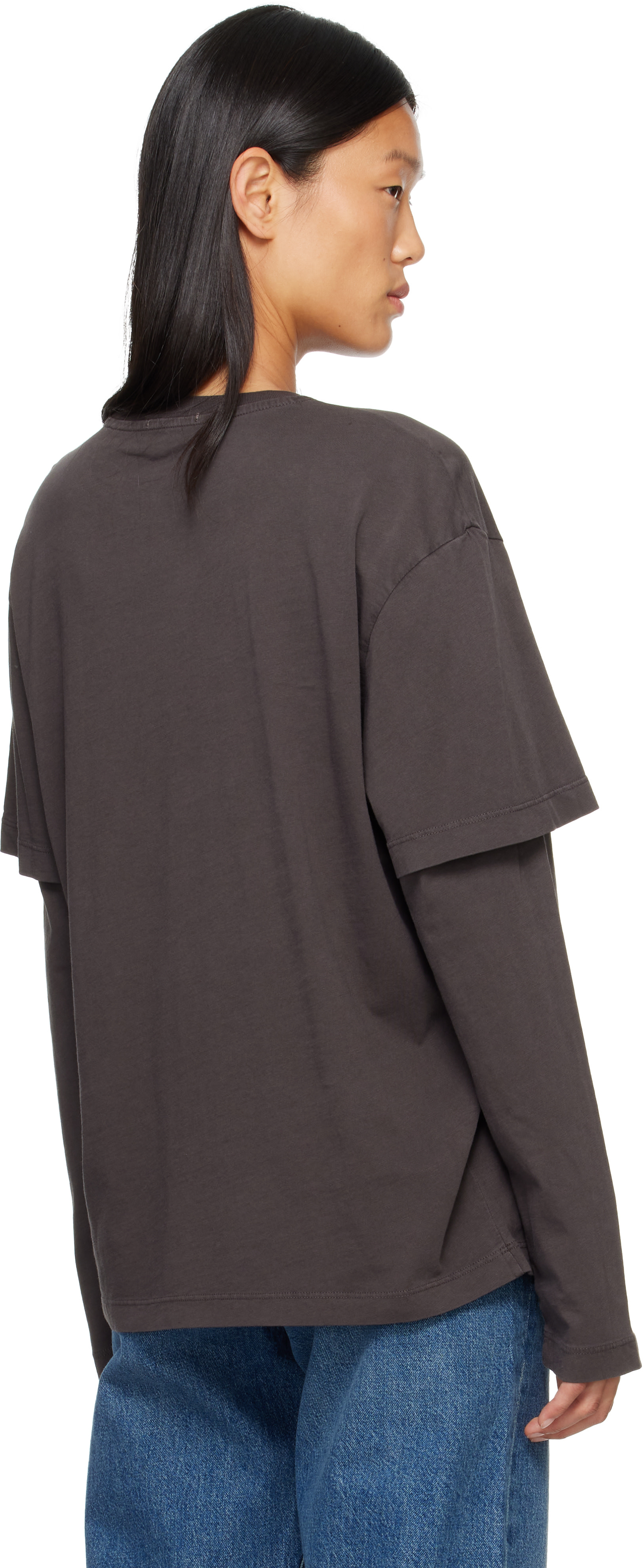 AGOLDE - T-shirt Lois brun