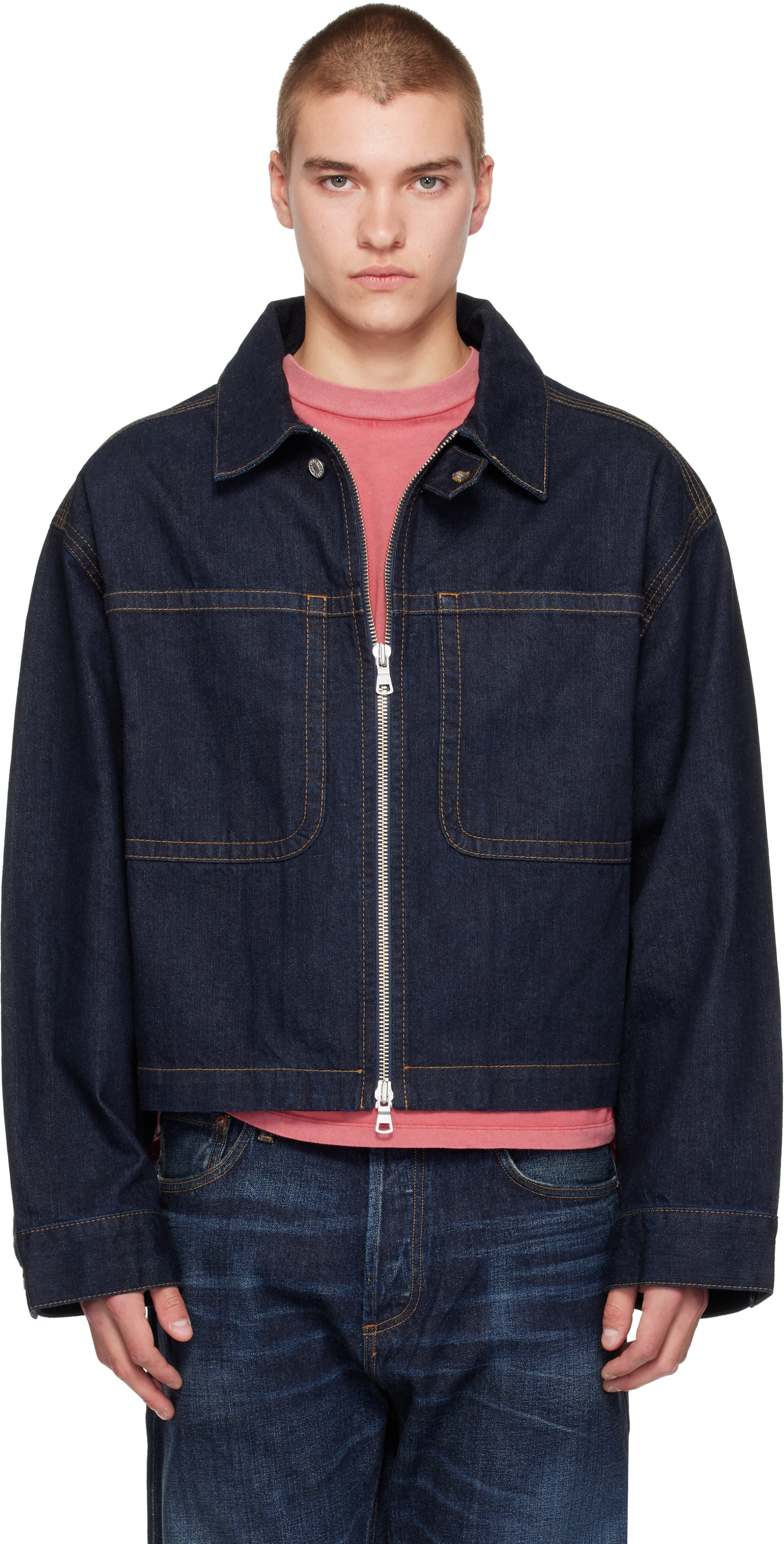 AGOLDE - Navy Croydon Jacket