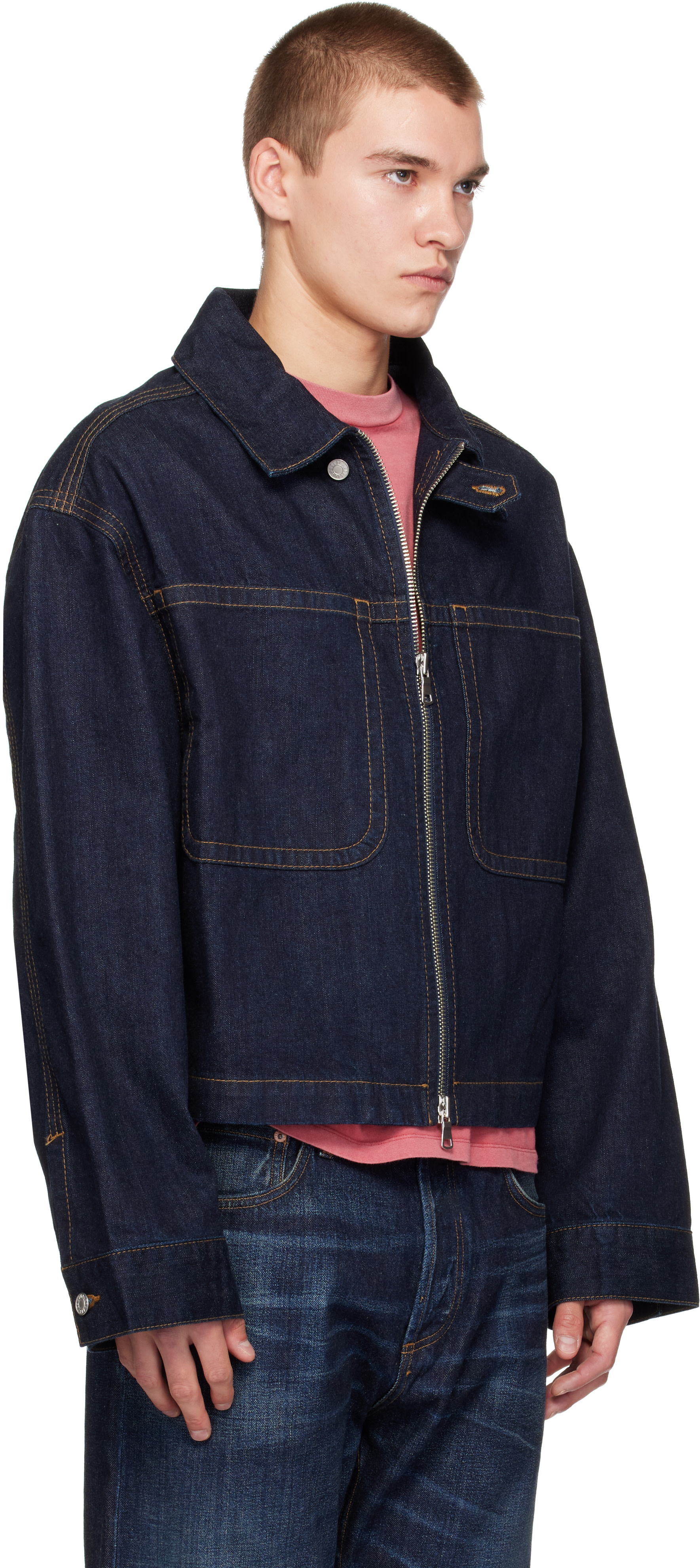 AGOLDE - Navy Croydon Jacket