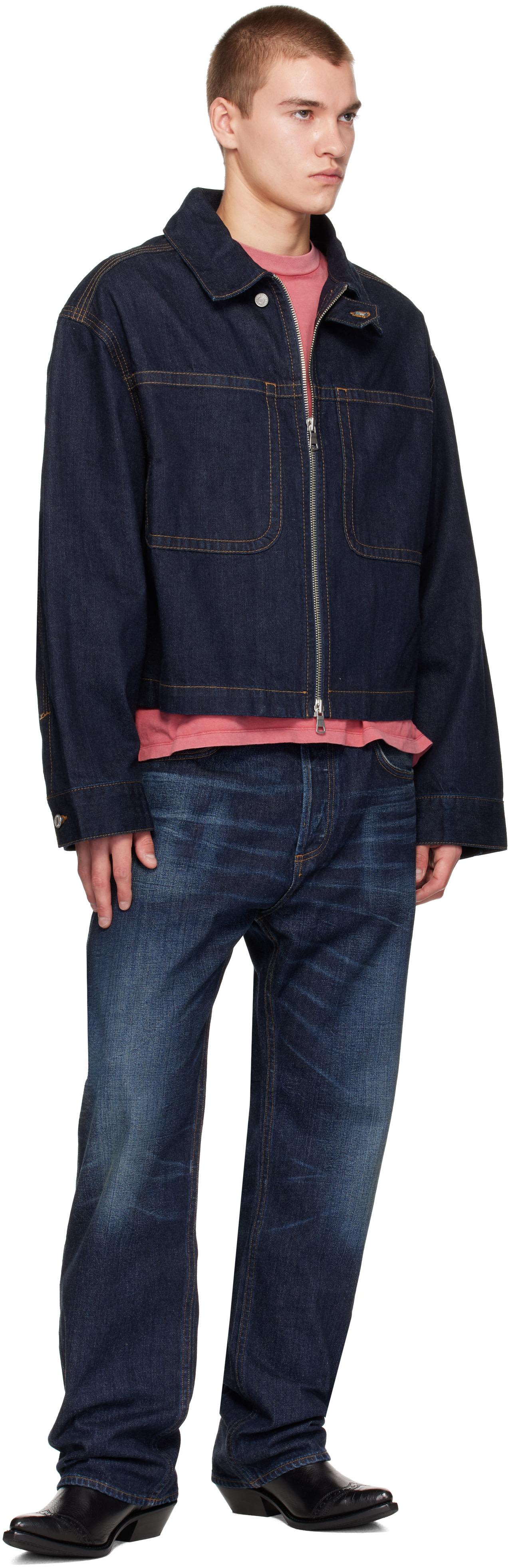 AGOLDE - Navy Croydon Jacket