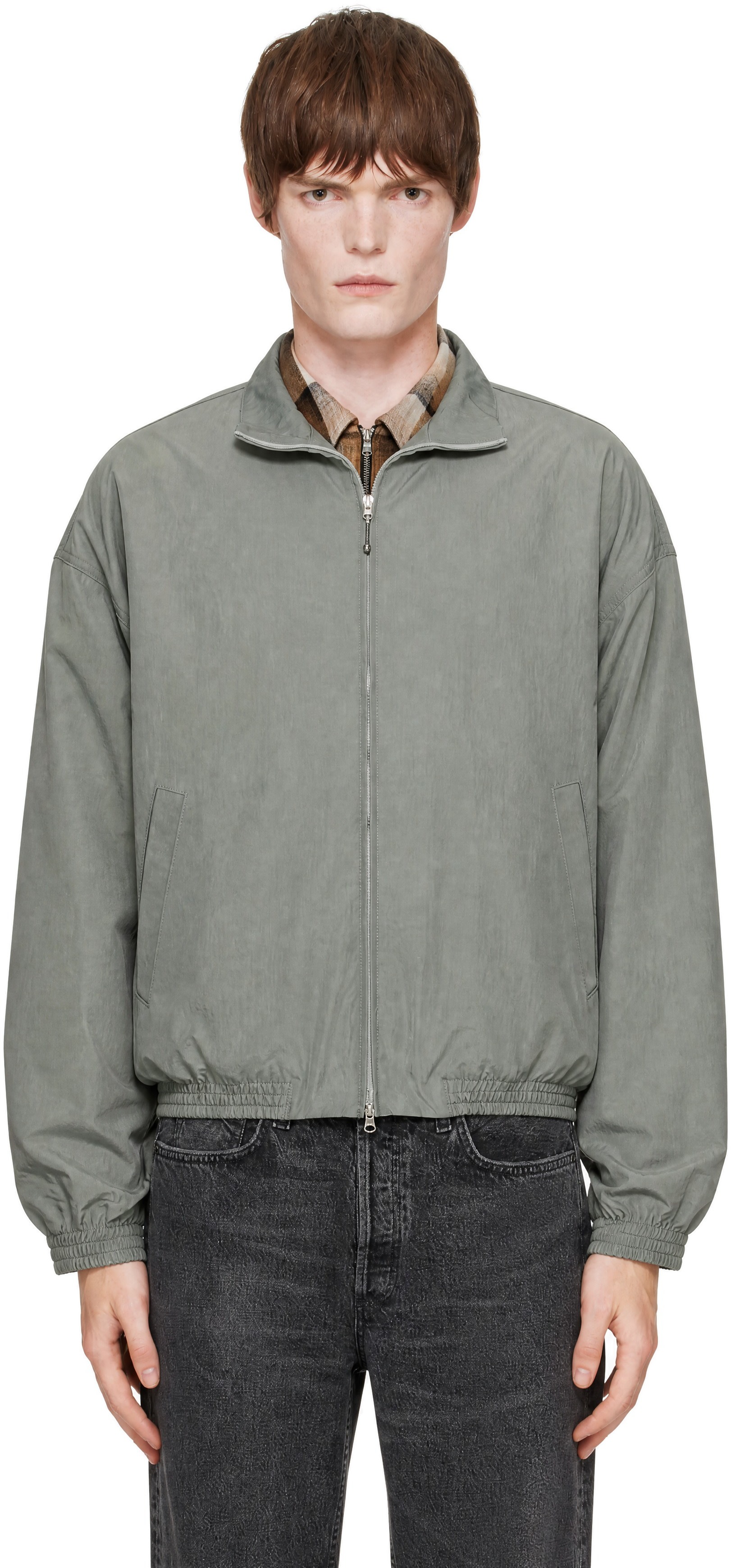 AGOLDE - Blouson coupe-vent Marshall vert