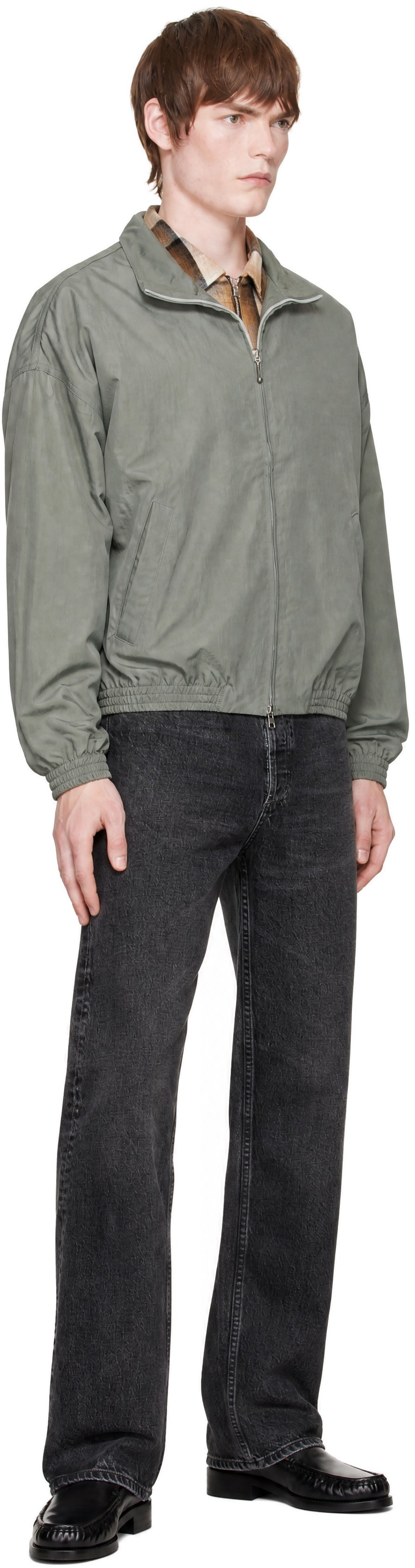 AGOLDE - Blouson coupe-vent Marshall vert