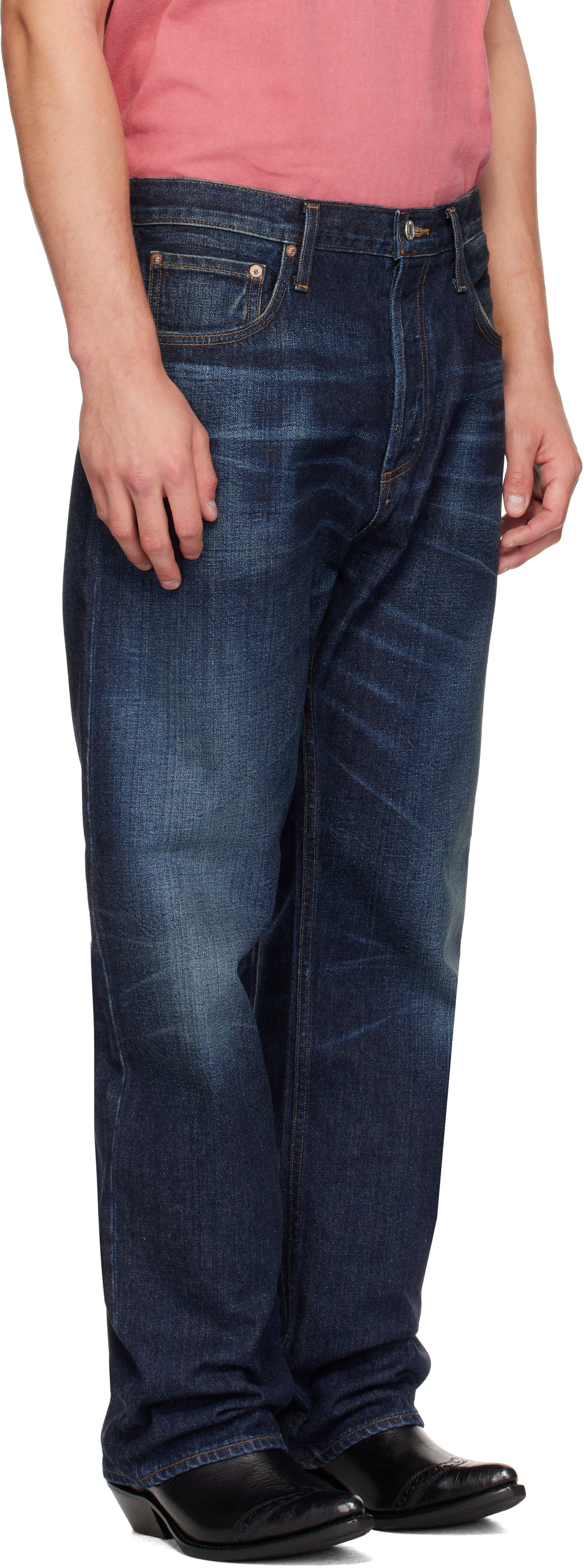 AGOLDE - Navy Mangus Jeans