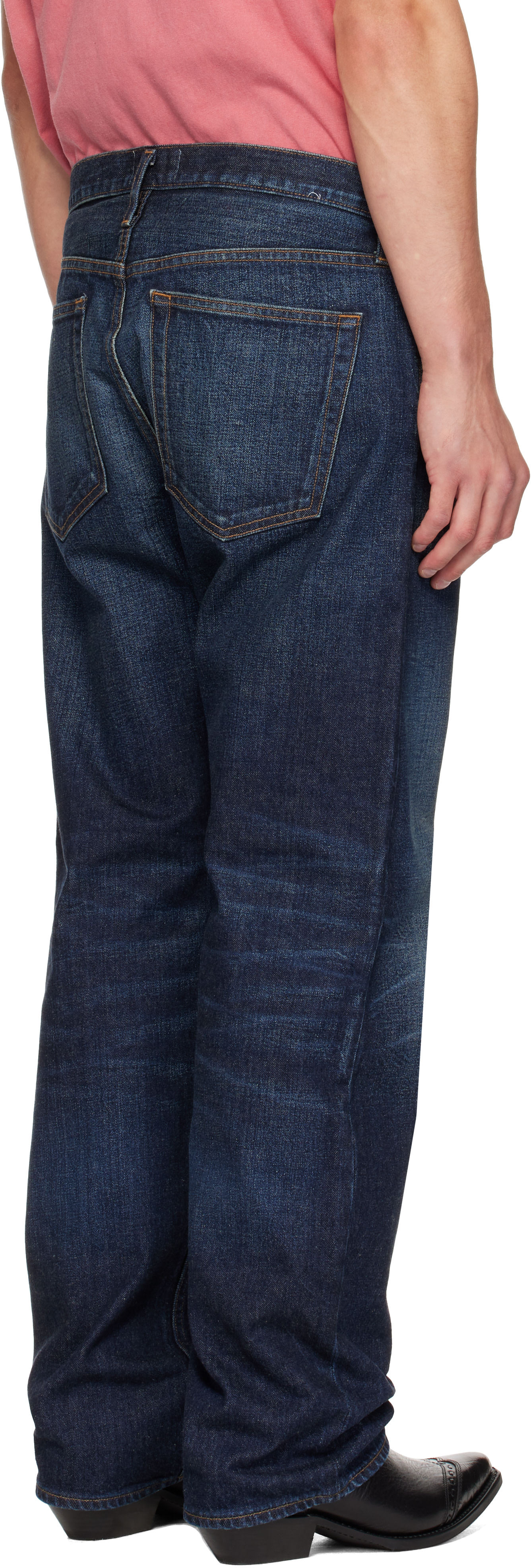 AGOLDE - Navy Mangus Jeans