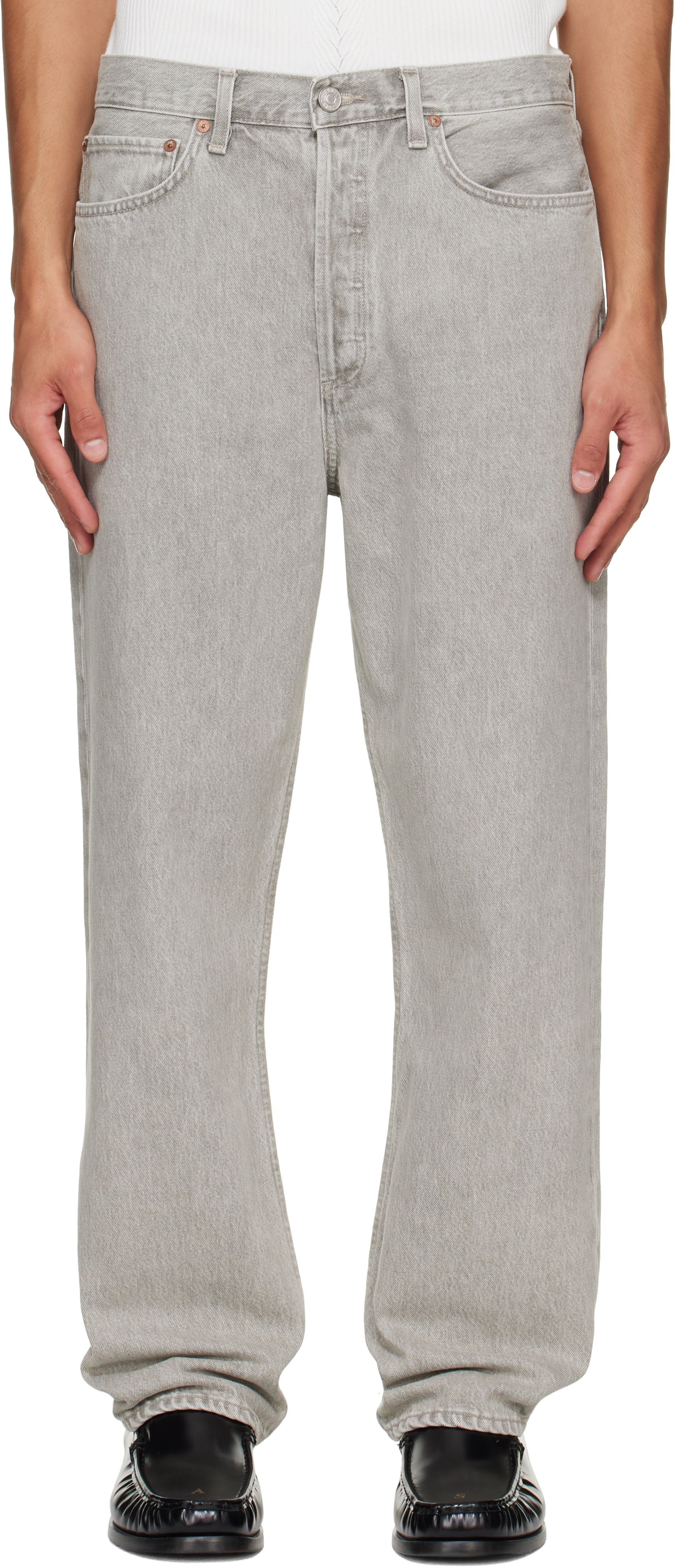 AGOLDE - Gray 90's Jeans