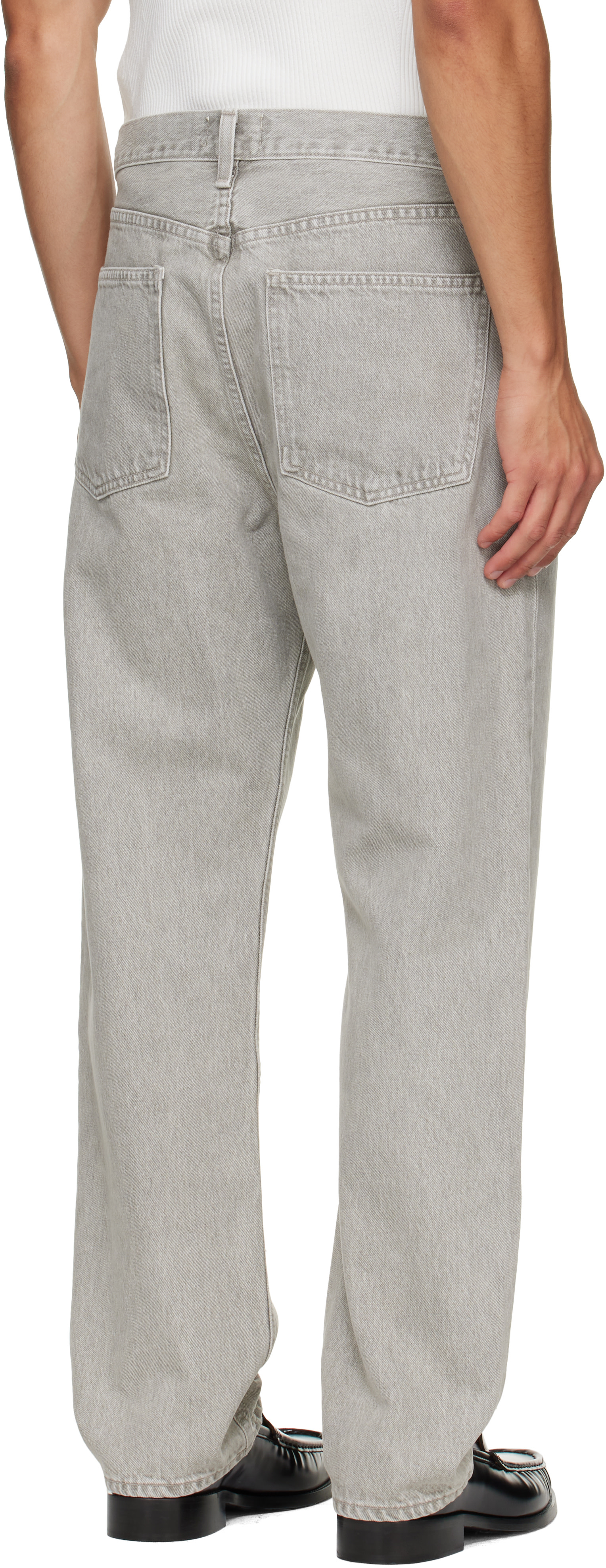 AGOLDE - Jean 90's gris