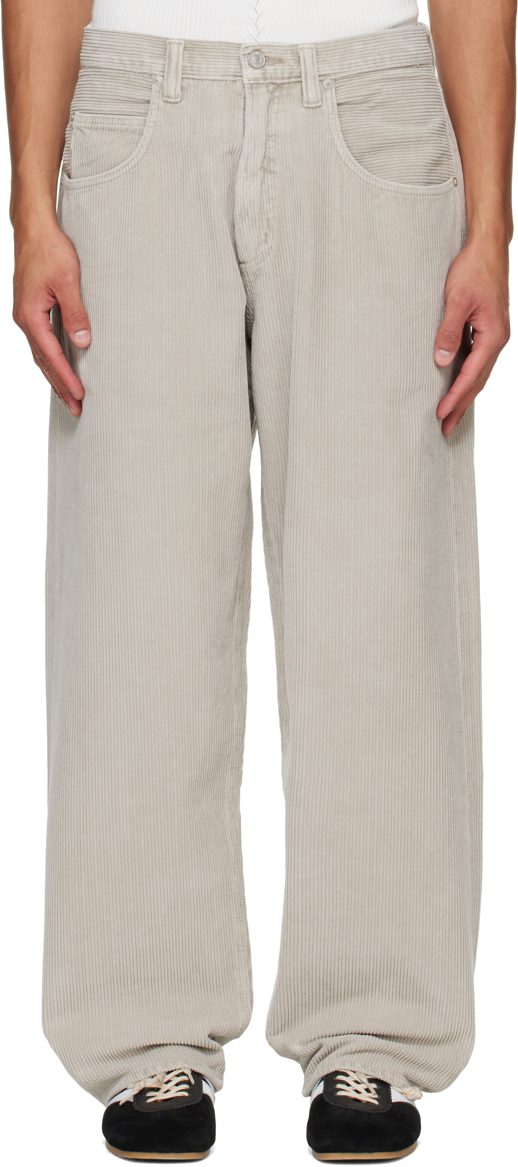 AGOLDE - Gray Fusion Trousers