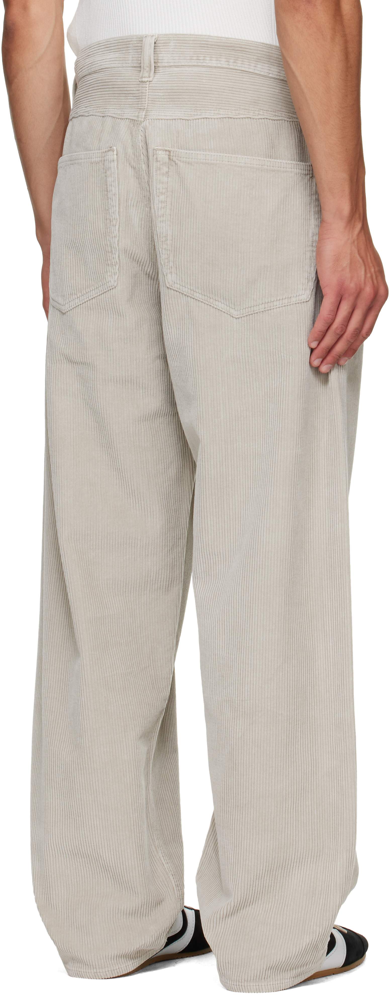 AGOLDE - Gray Fusion Trousers