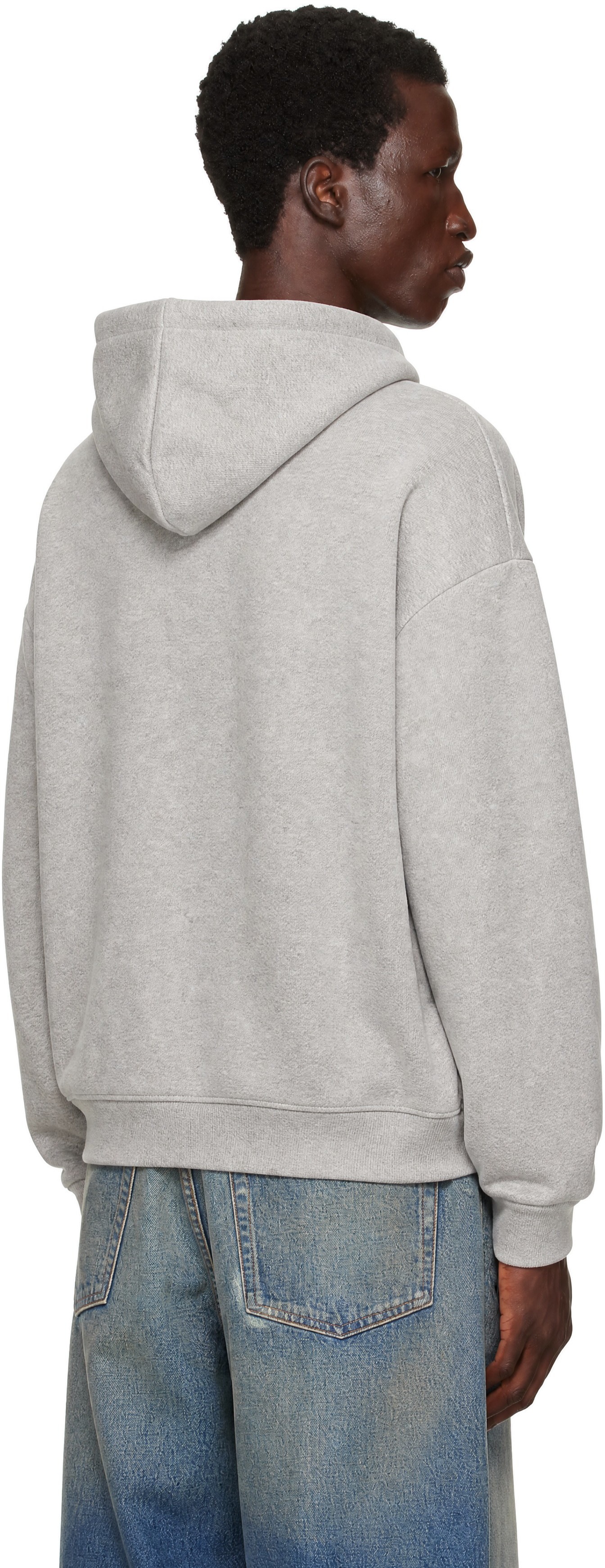 AGOLDE - Pull à capuche Salford gris