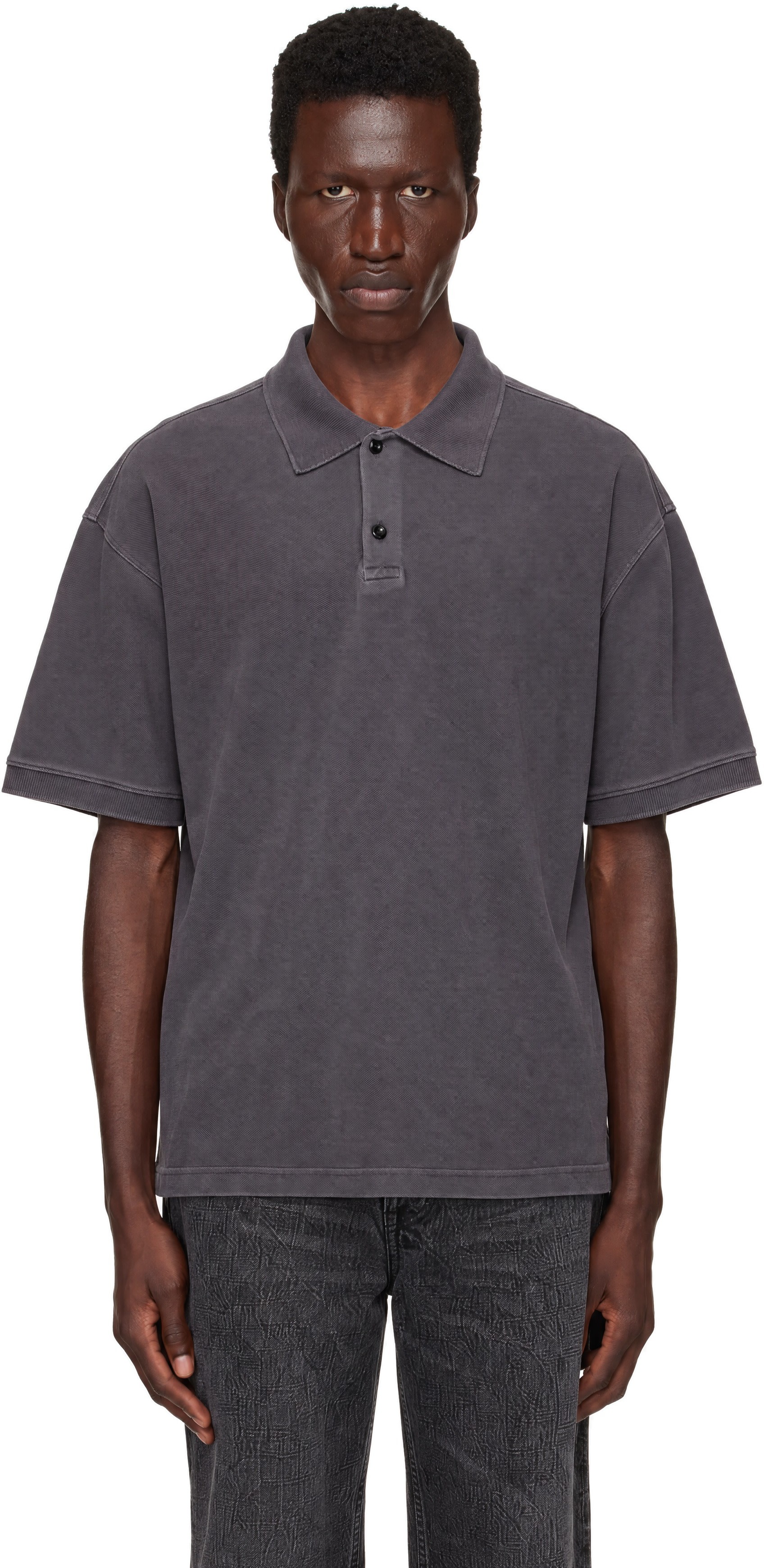 AGOLDE - Gray Curren Polo