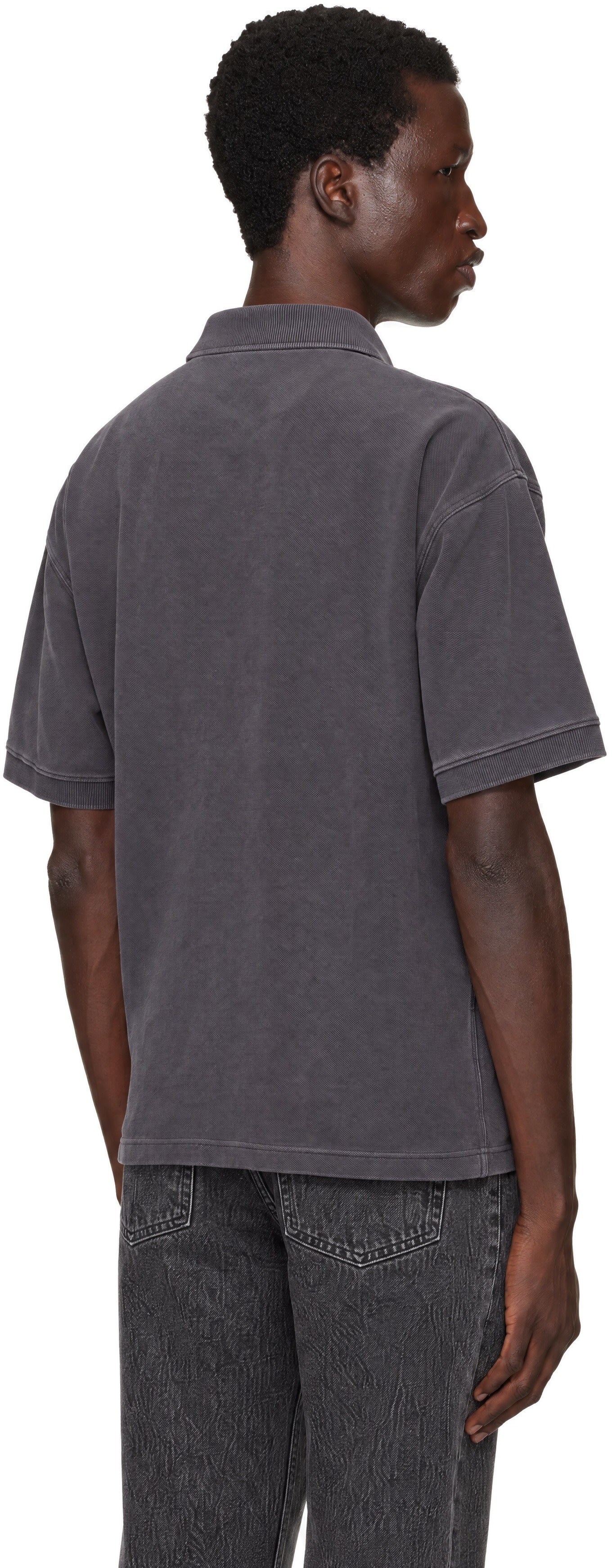 AGOLDE - Gray Curren Polo