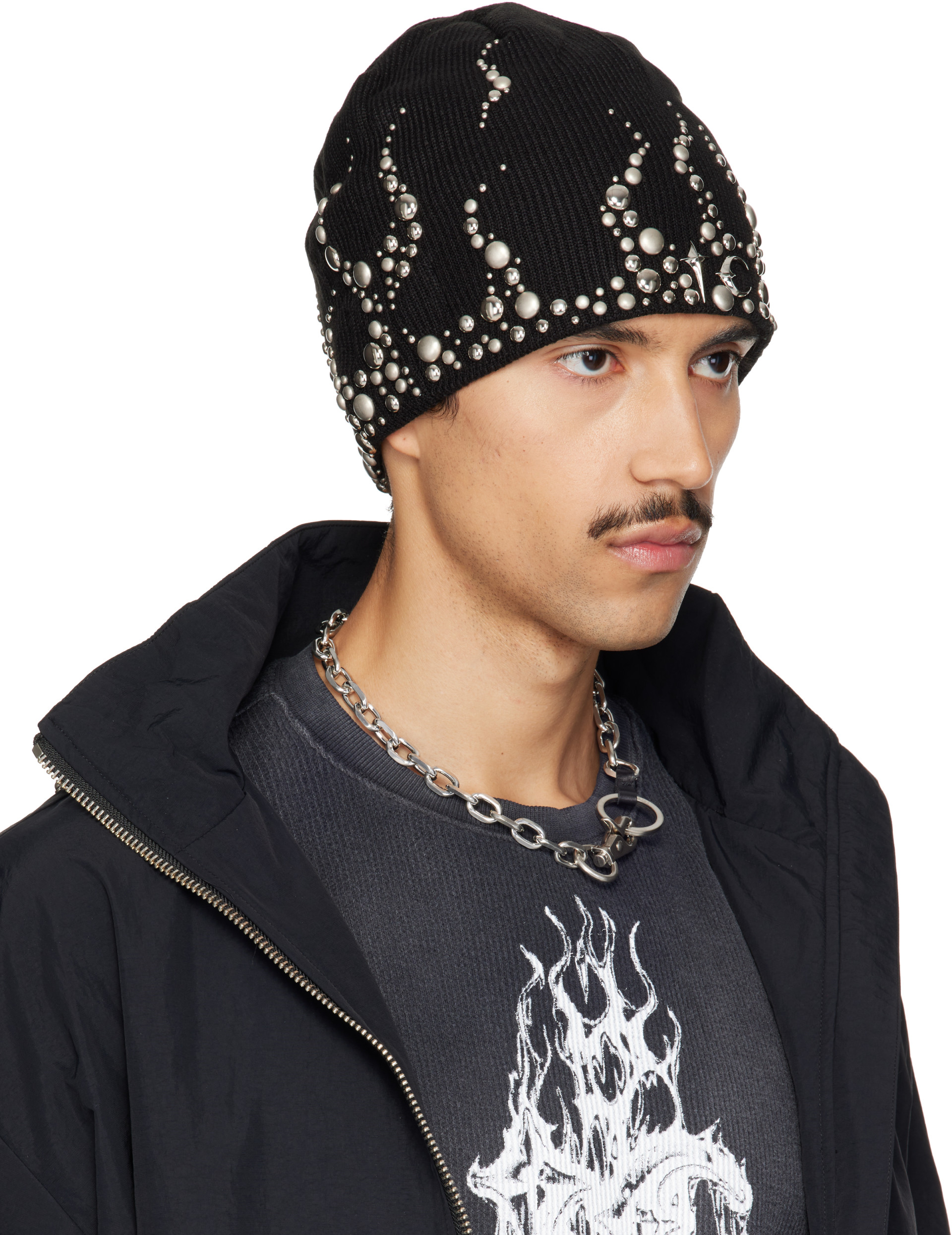 Thug Club: Black TC Hothead Beanie | SSENSE