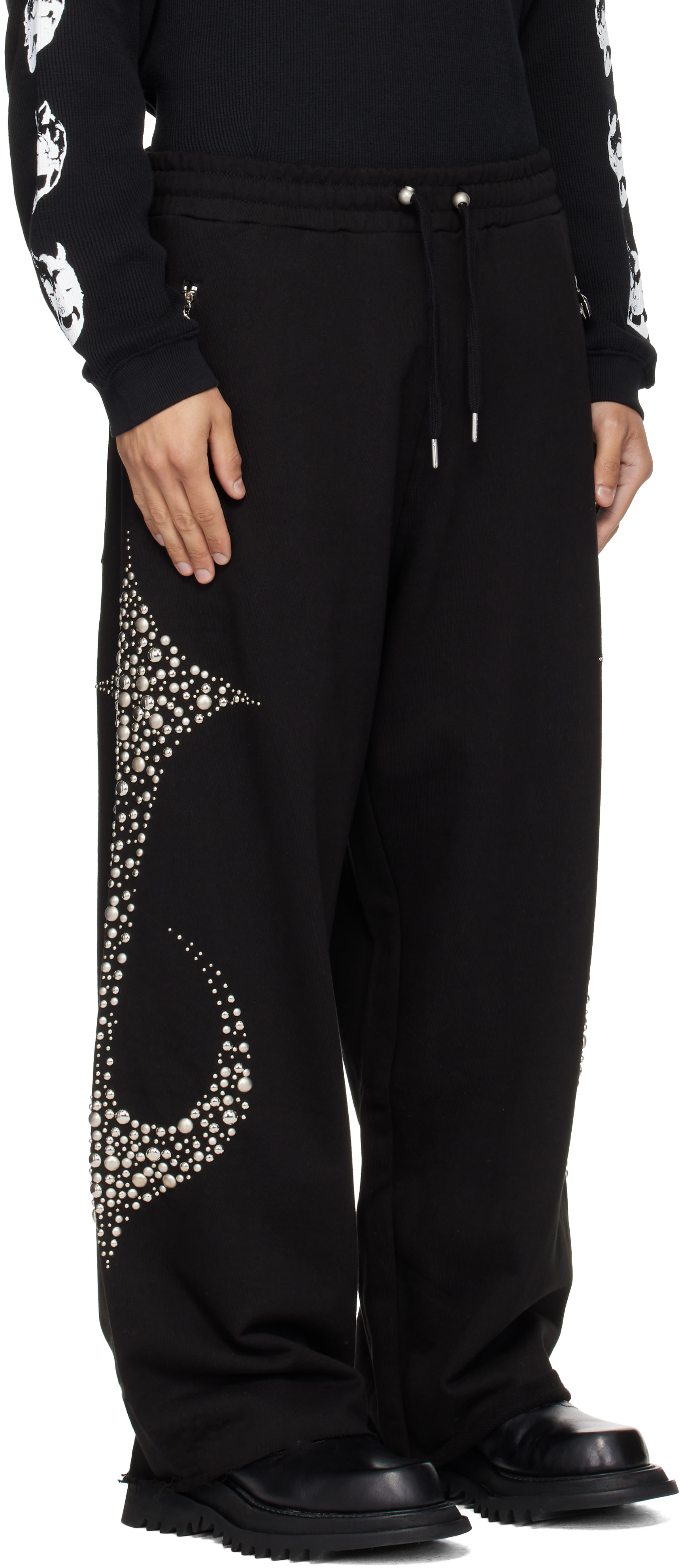 Thug Club: Black Iron Steel Focus Sweatpants | SSENSE