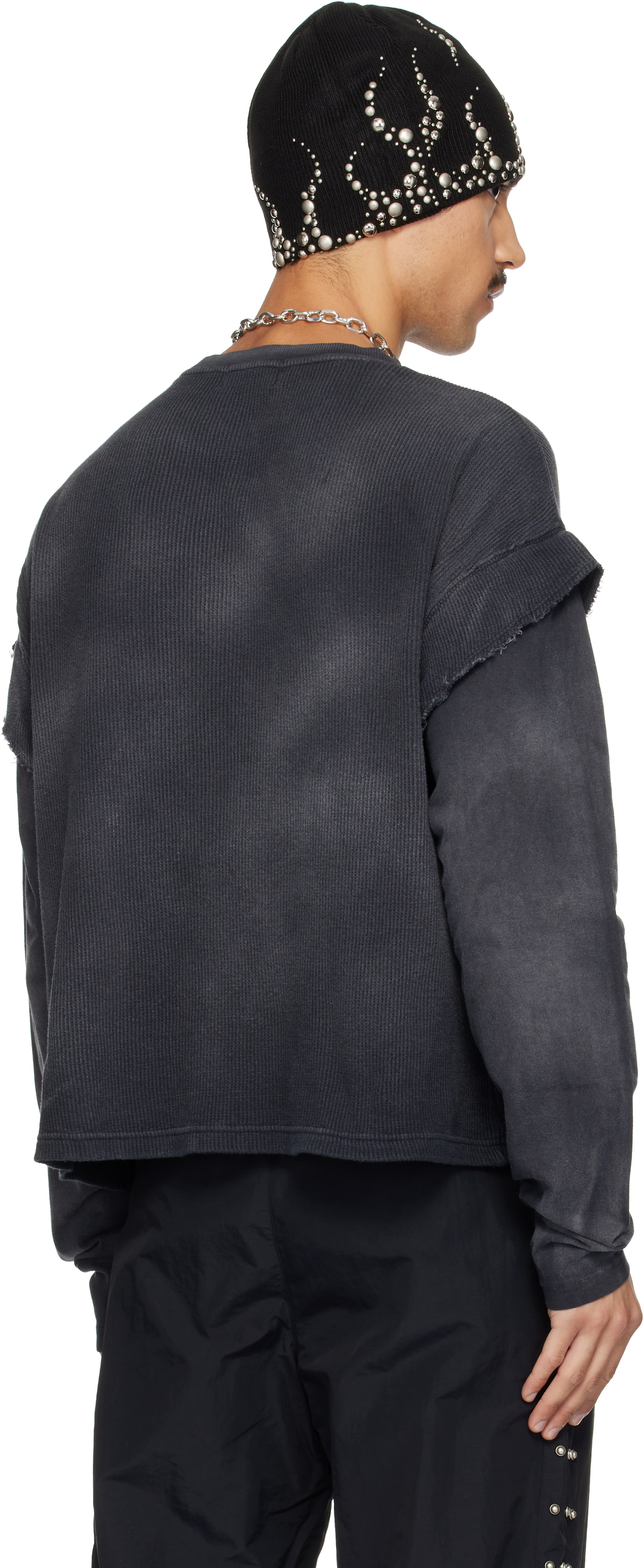 Thug Club: Black TC Hellfire Layered T-shirt | SSENSE