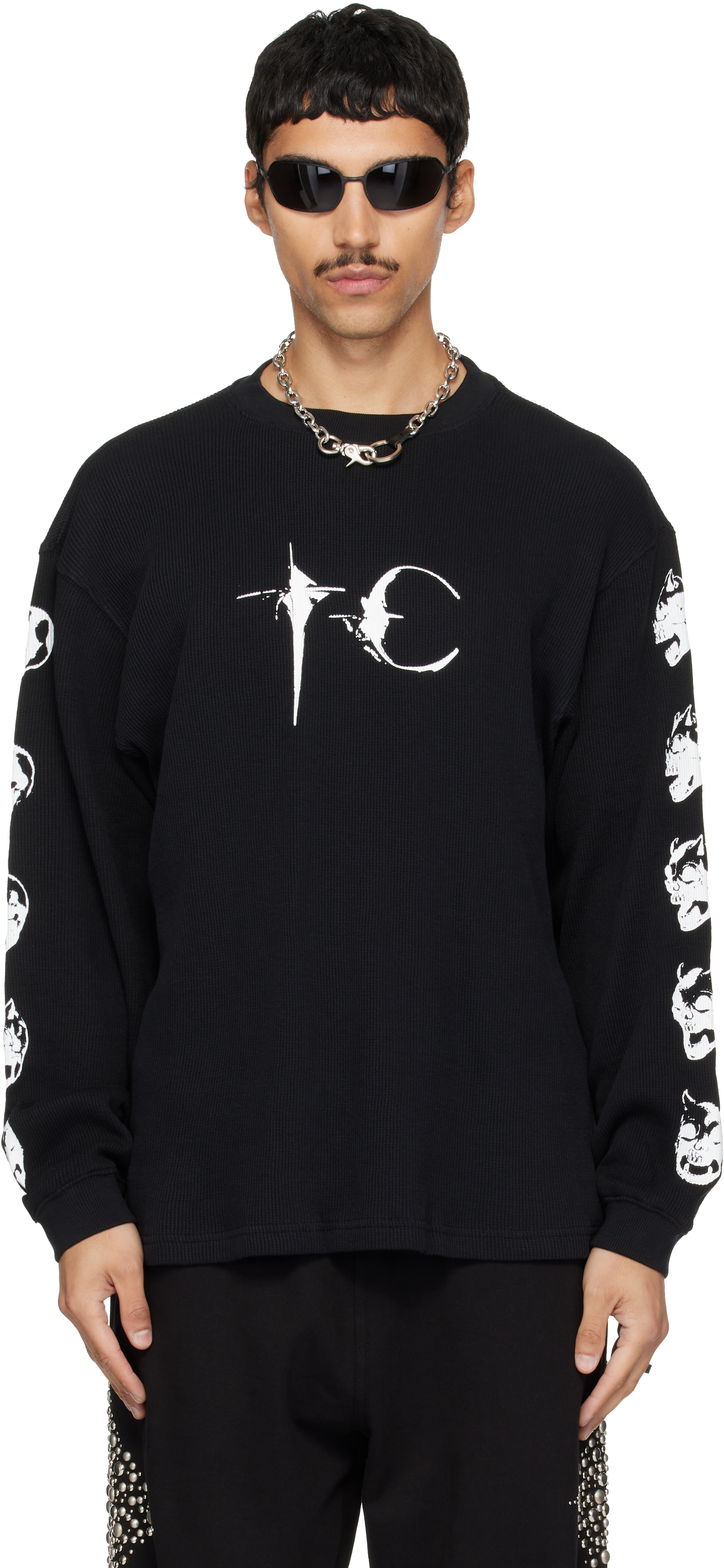 Thug Club: Black Endless Long Sleeve T-shirt | SSENSE