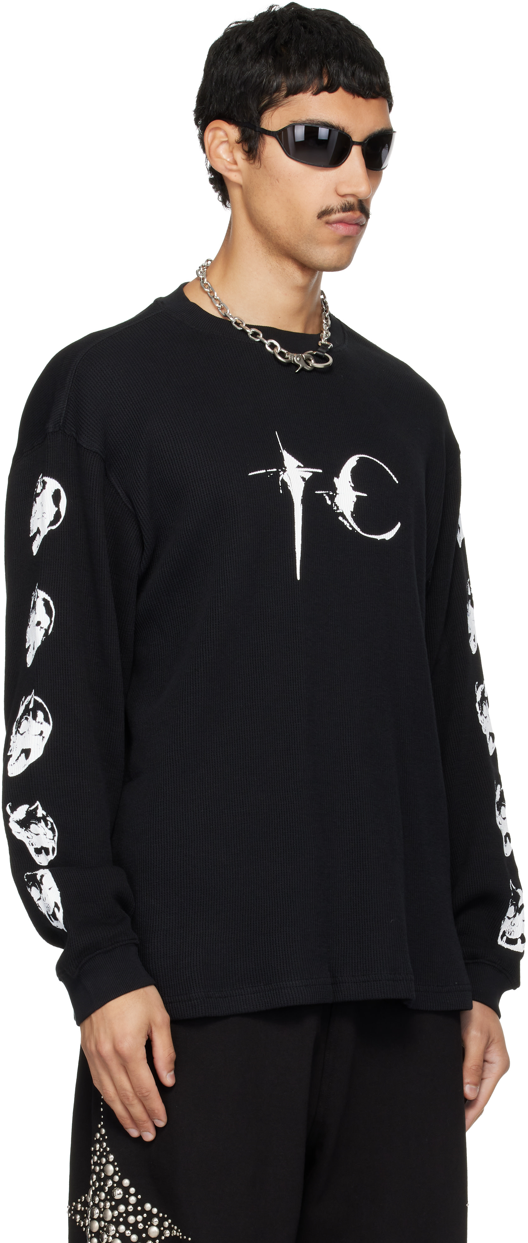 Thug Club: ブラック Endless 長袖Tシャツ | SSENSE 日本