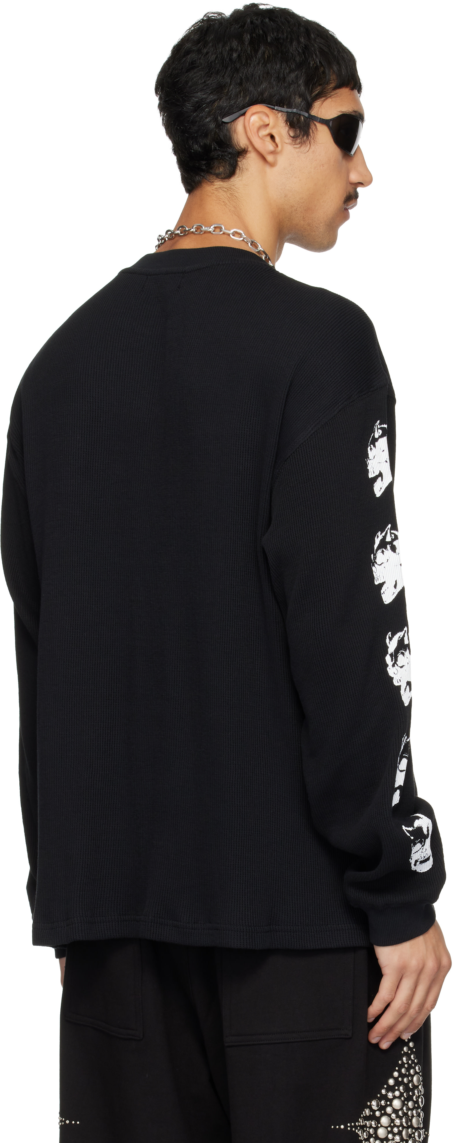 Thug Club: Black Endless Long Sleeve T-shirt | SSENSE