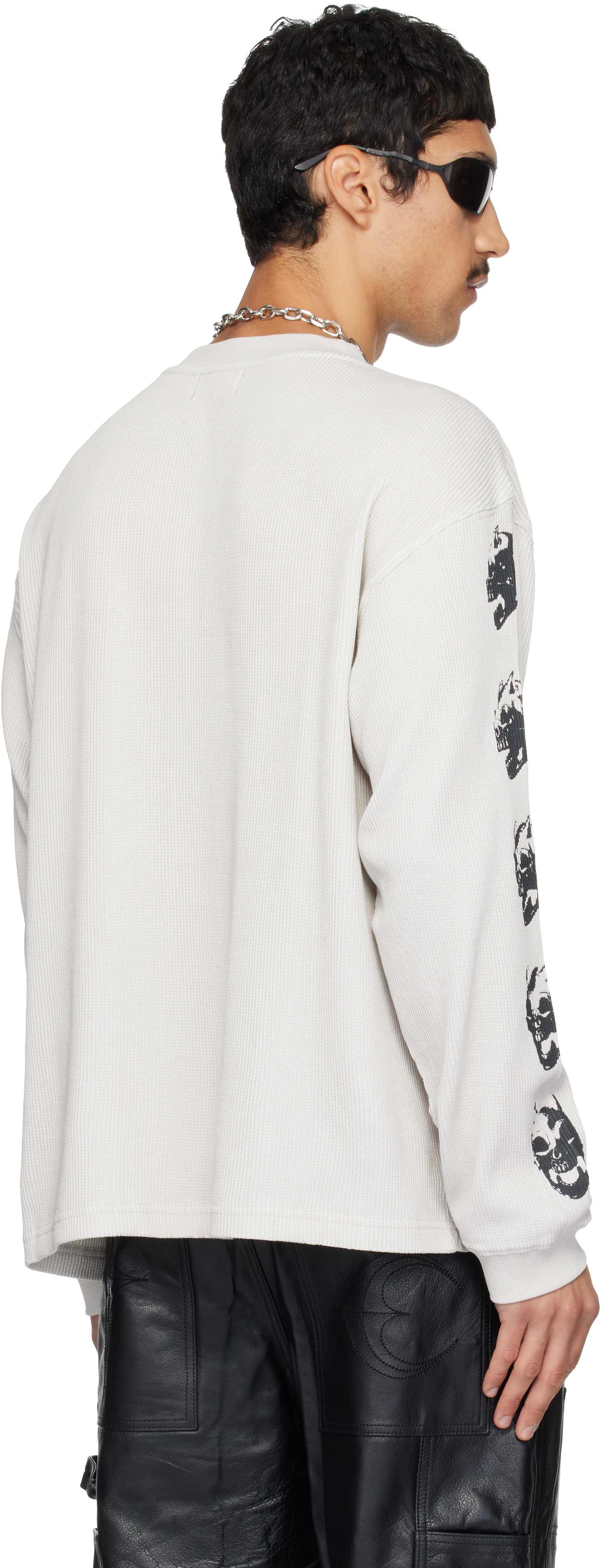 Thug Club: Off-White Endless Long Sleeve T-shirt | SSENSE