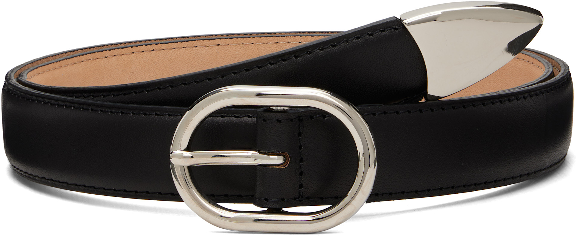Solid Homme - Black Solid Belt