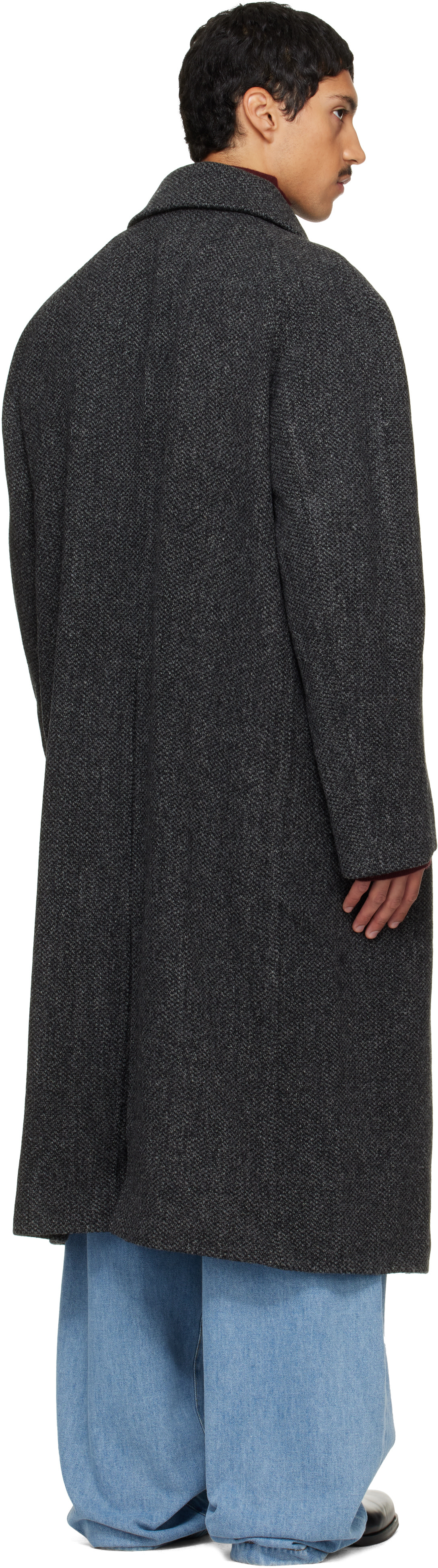 Solid Homme - Gray Tweed Coat