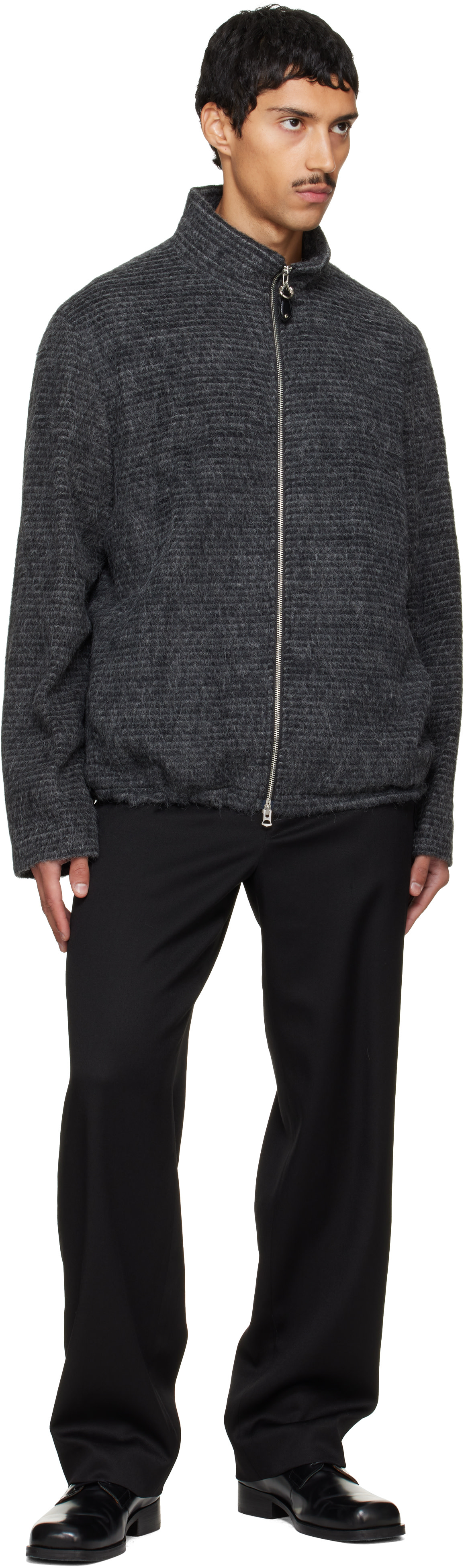 Solid Homme - Gray Alpaca Jacket