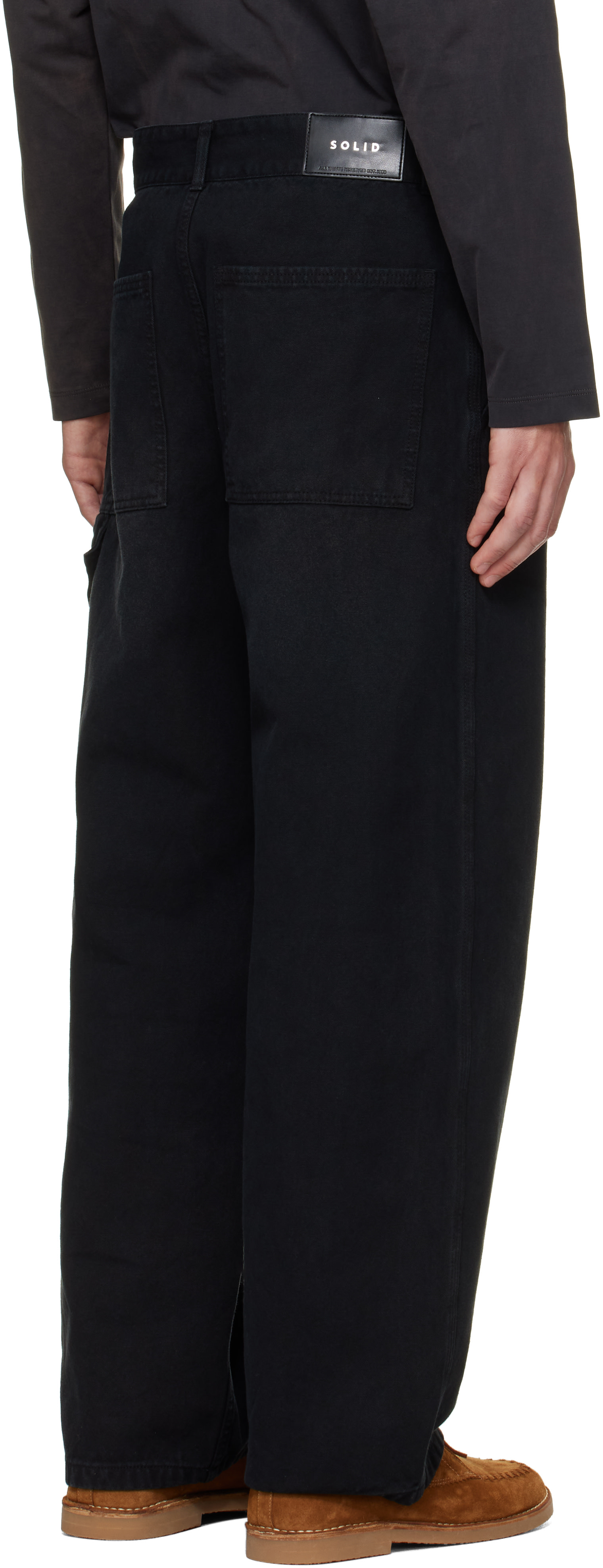 Solid Homme - Black Carpenter Jeans