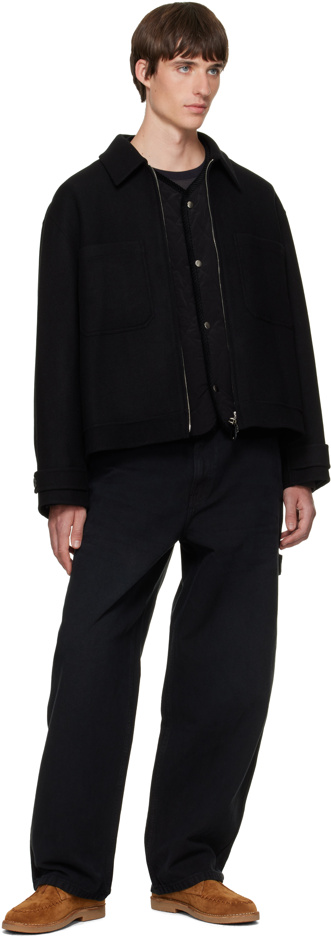 Solid Homme - Jean menuisier noir