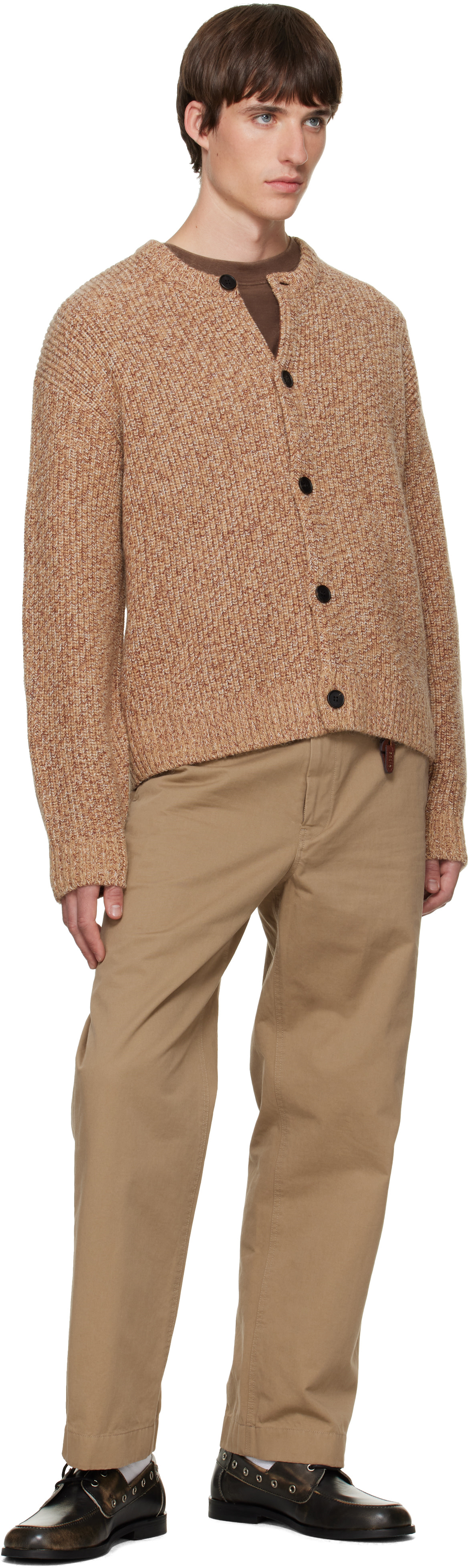 Solid Homme - Beige Cotton Twill Trousers