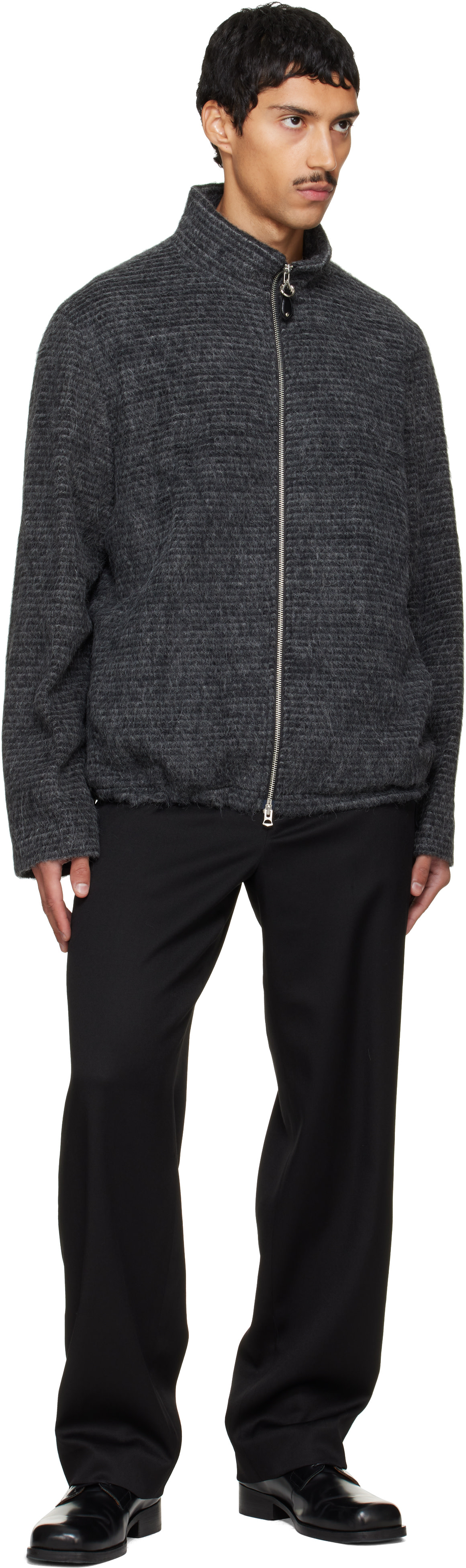 Solid Homme - Black Twill Trousers