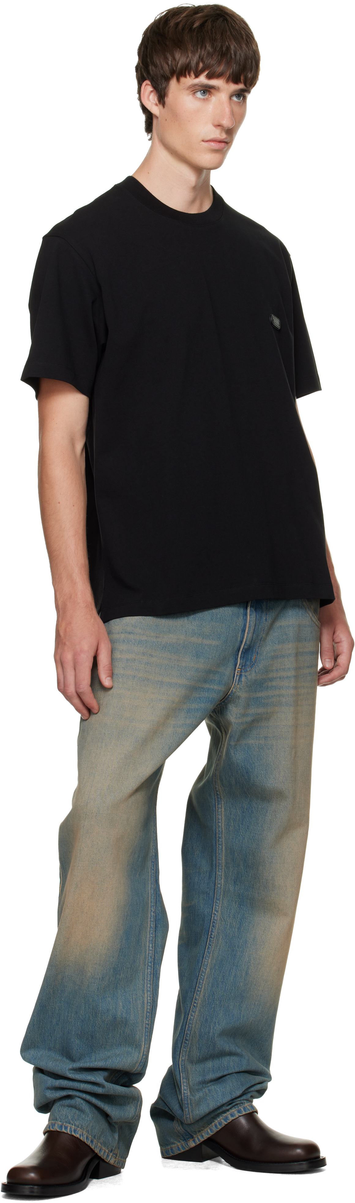 Solid Homme - Black Paris Artwork T-shirt