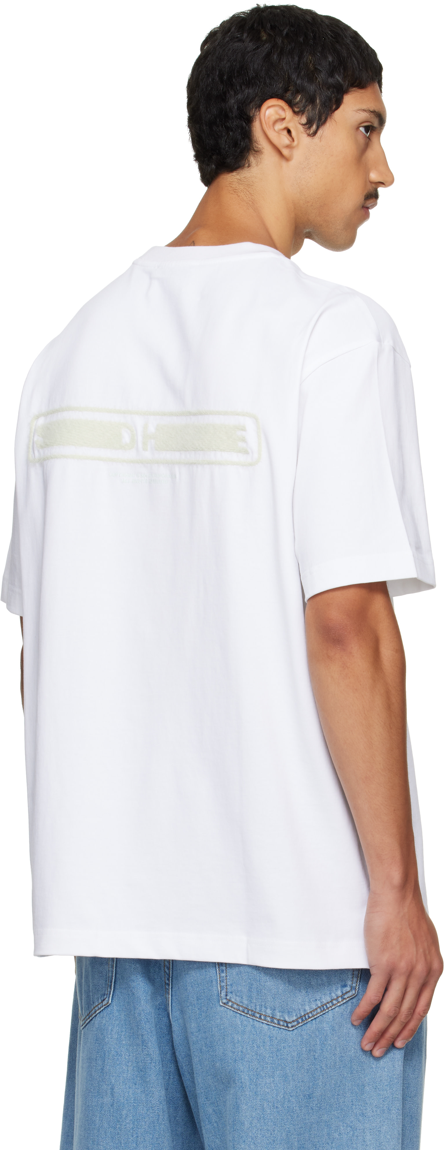 Solid Homme - T-shirt blanc à logos