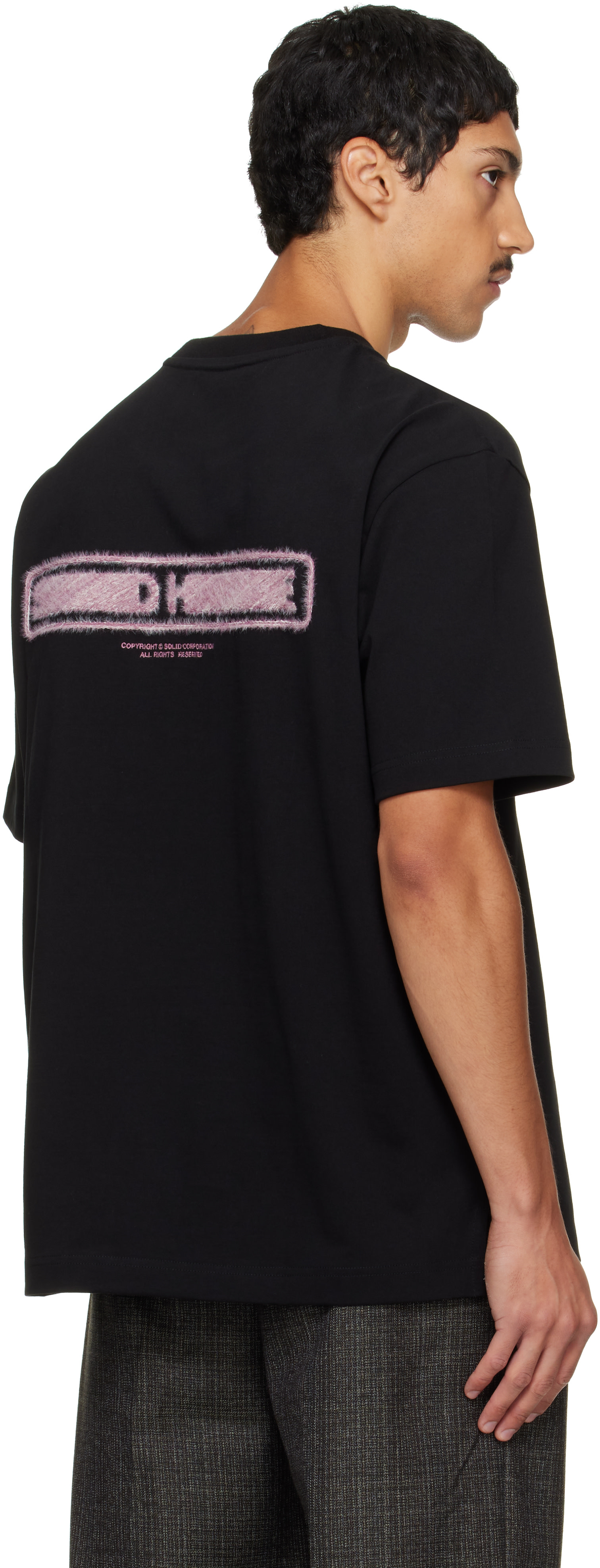 Solid Homme - Black Solid Back Logo T-shirt