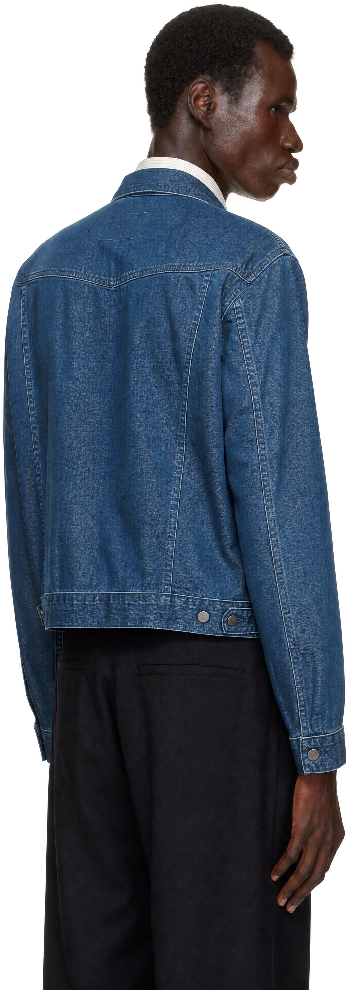 ANOTHER ASPECT - Blue Another 2.0 Denim Jacket