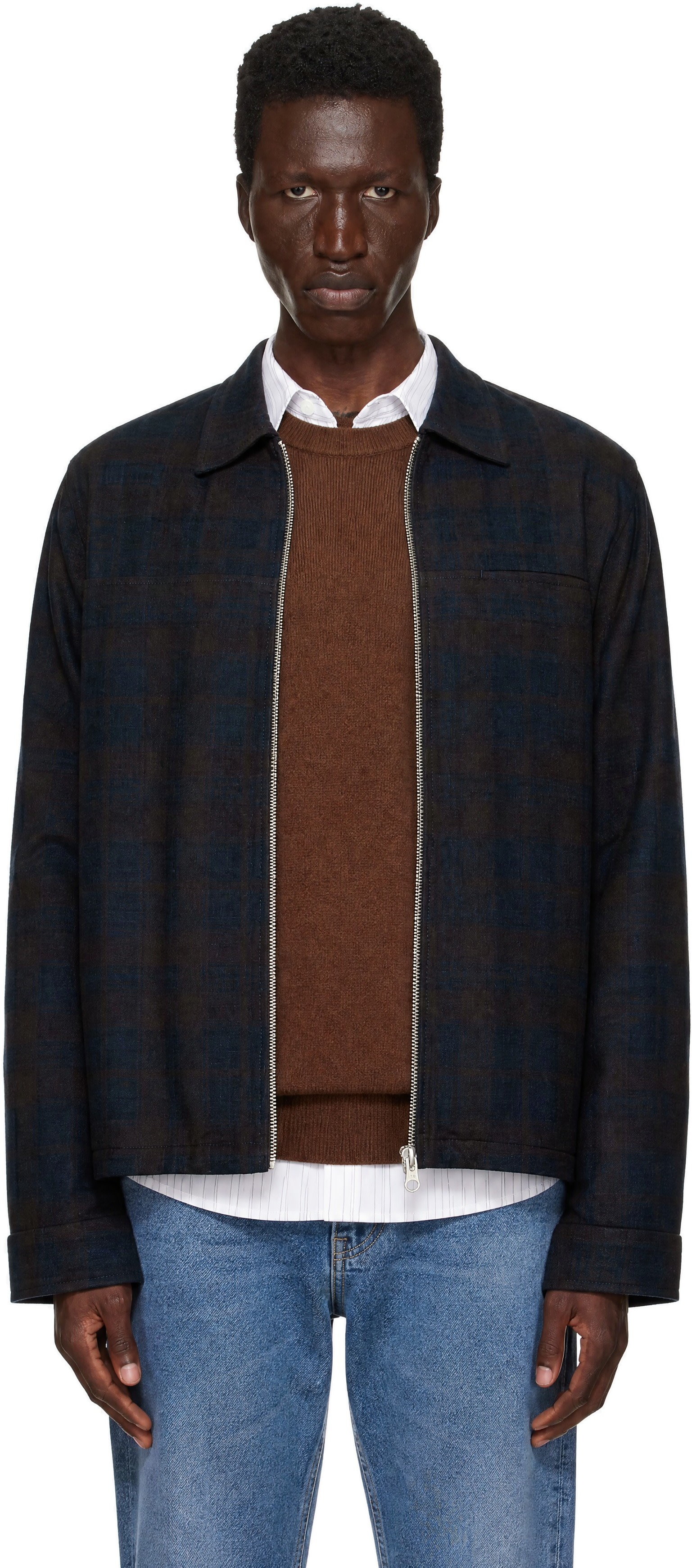 ANOTHER ASPECT - Navy Another 3.0 Overshirt