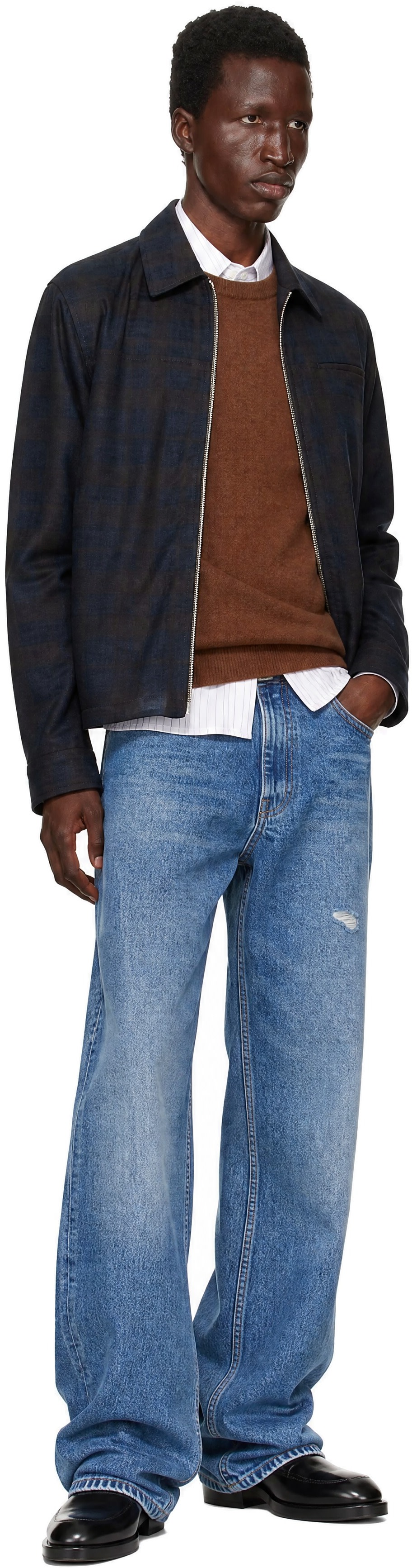 ANOTHER ASPECT - Navy Another 3.0 Overshirt
