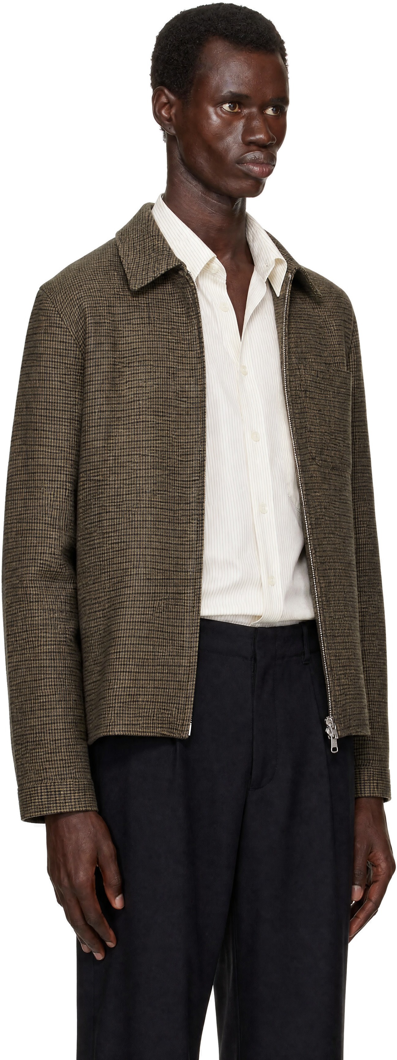 ANOTHER ASPECT - Brown Another 1.0 Overshirt